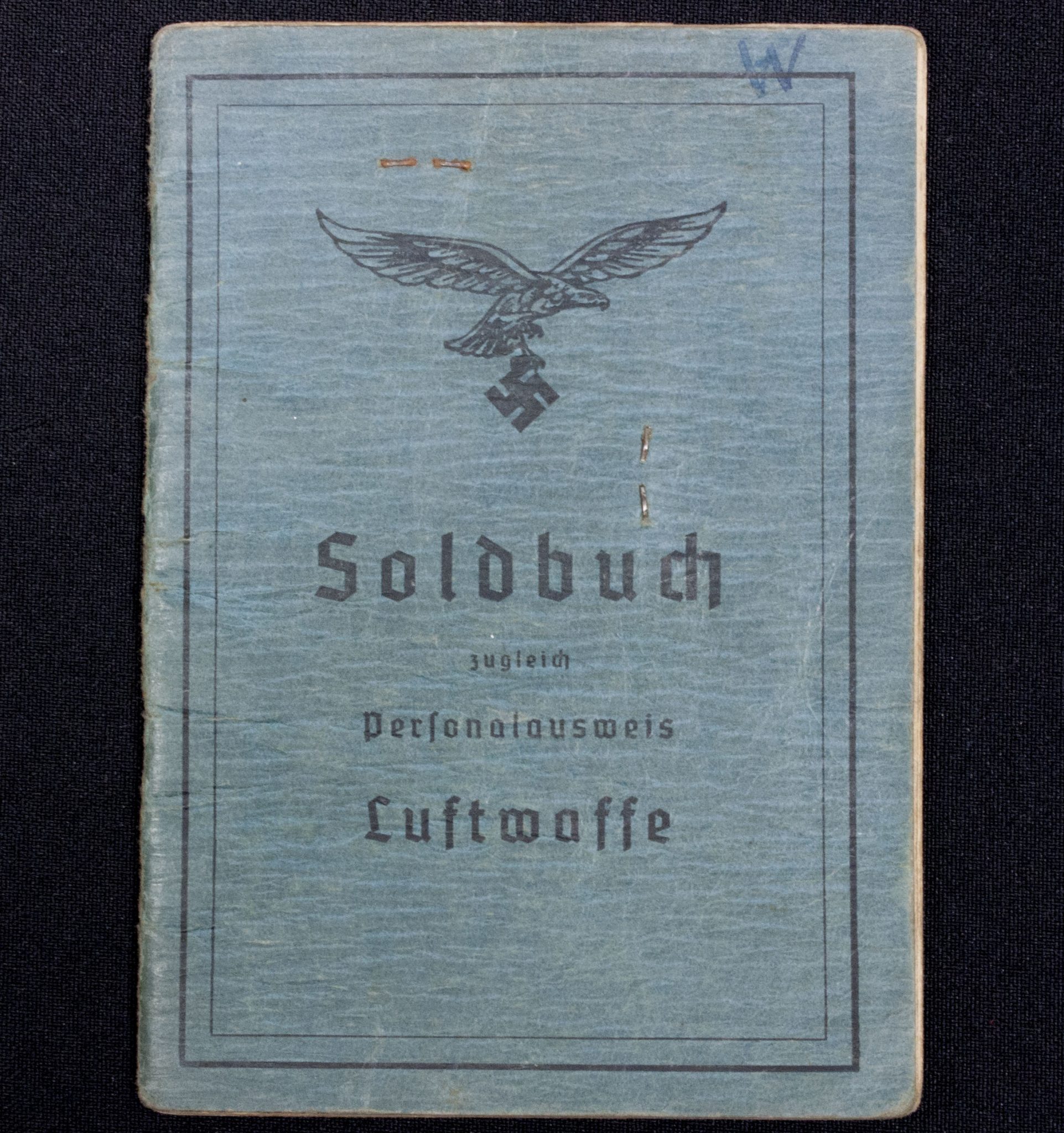 Luftwaffe (LW) Soldbuch + Wehrpass 1.L S.-Ers.-Abt.2 (3)