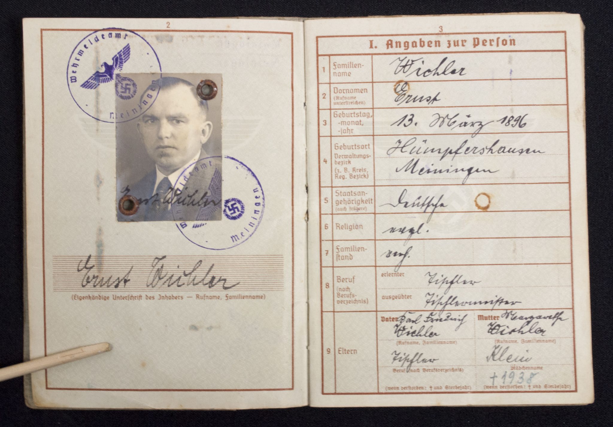 Luftwaffe (LW) Soldbuch + Wehrpass 1./L S.-Ers.-Abt.2 - Image 33