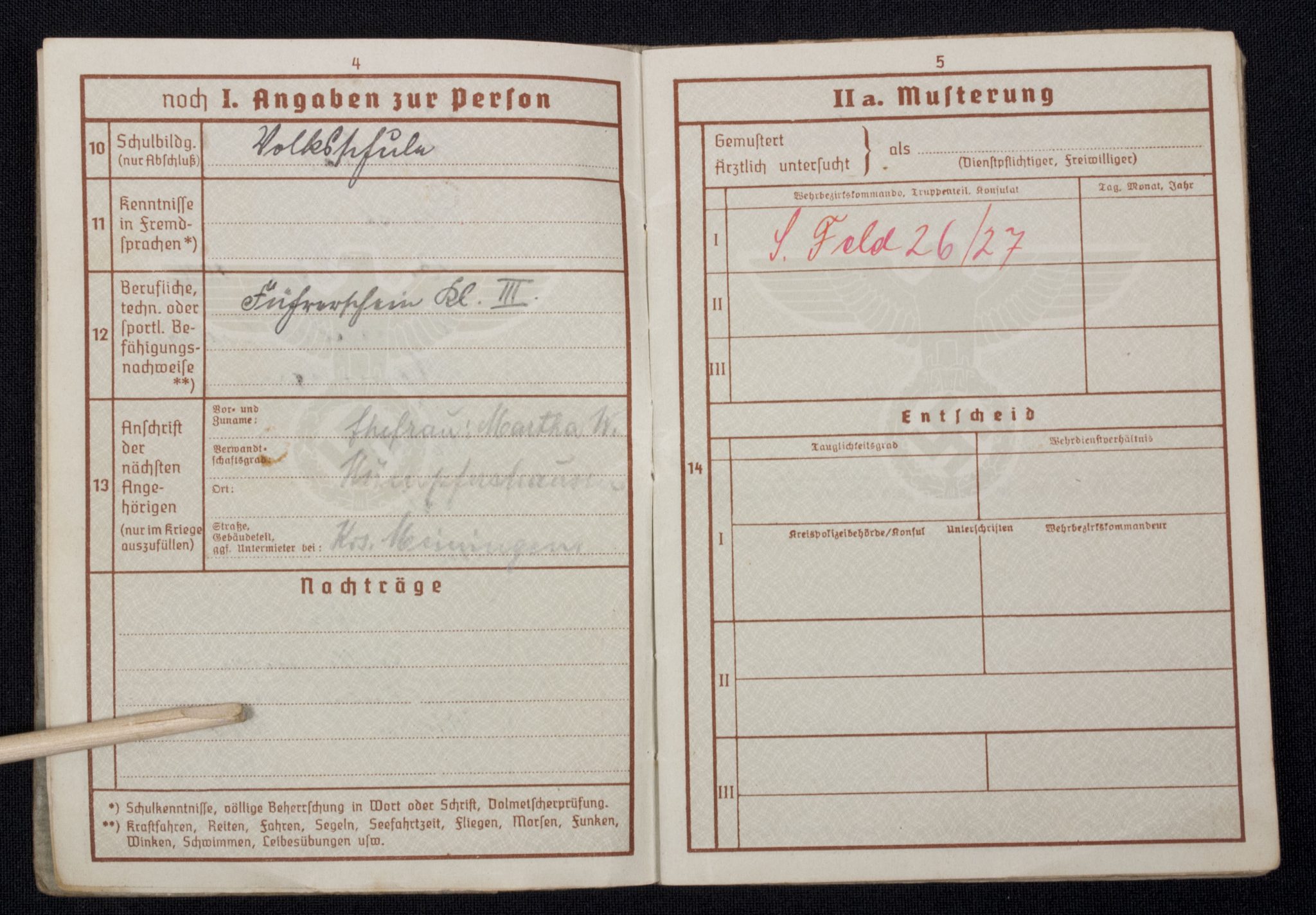 Luftwaffe (LW) Soldbuch + Wehrpass 1./L S.-Ers.-Abt.2 - Image 35