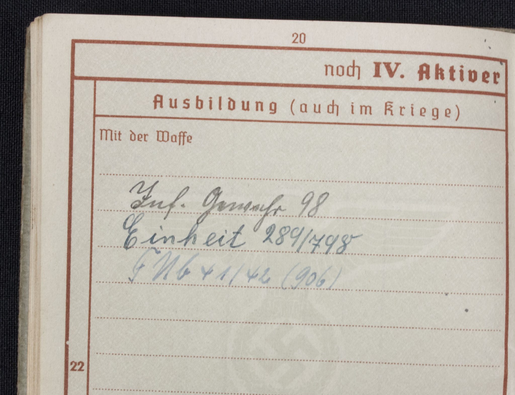 Luftwaffe (LW) Soldbuch + Wehrpass 1./L S.-Ers.-Abt.2 - Image 41