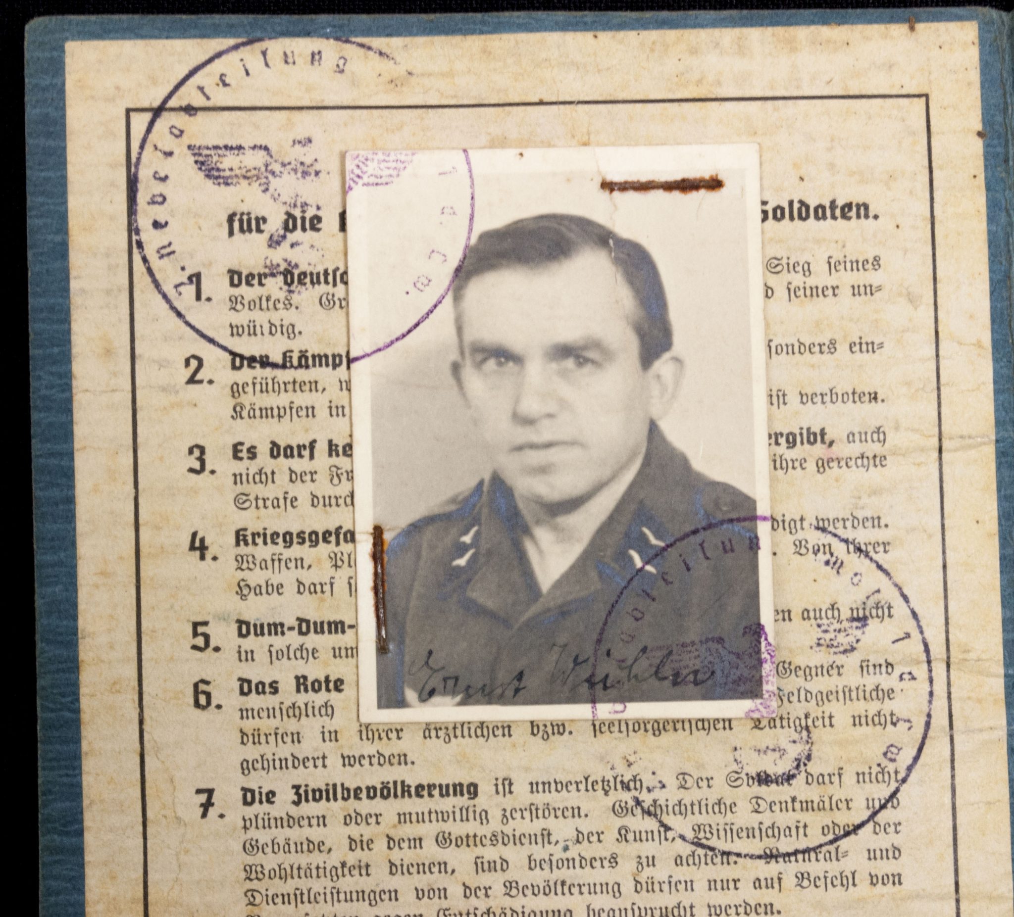 Luftwaffe (LW) Soldbuch + Wehrpass 1./L S.-Ers.-Abt.2 - Image 4