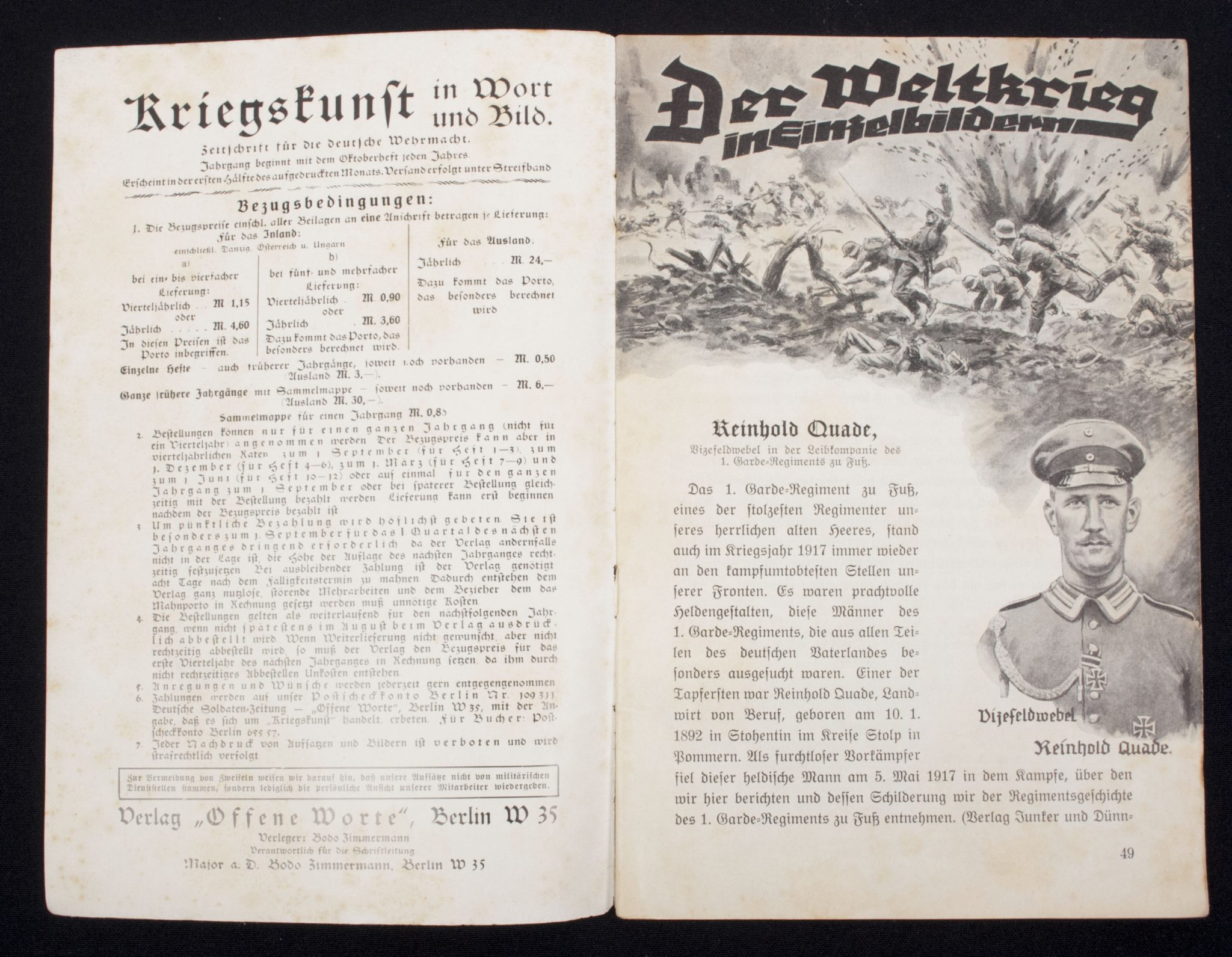 (Magazine) Kriegskunst in Wort und Bild – (Heft 2 – November 1935) (2) (Magazine) Kriegskunst in Wort und Bild - (Heft 2 - November 1935)