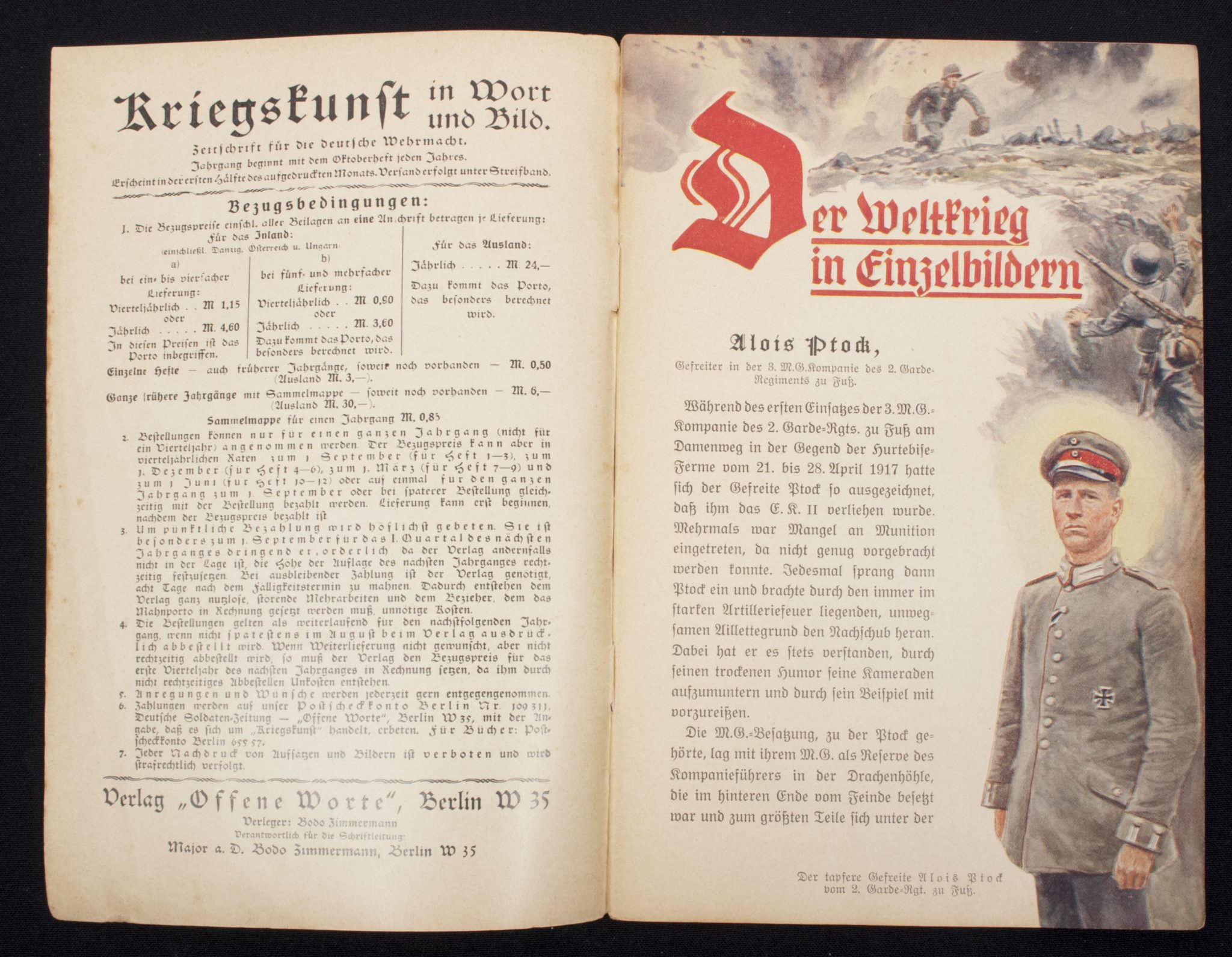 (Magazine) Kriegskunst in Wort und Bild – (Heft 6 März 1935) (2)