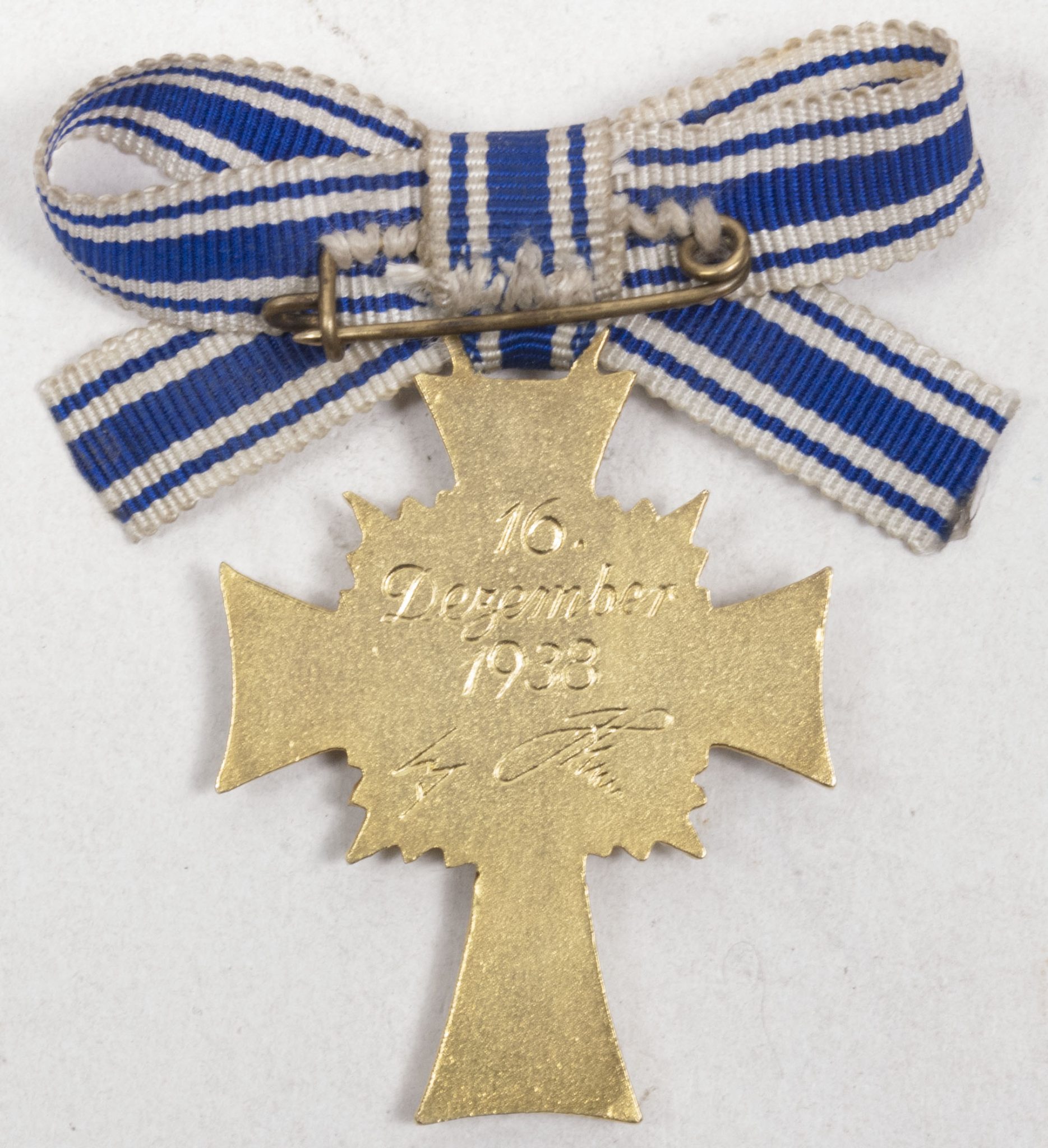 Mutterkreuz gold Motherscross gold single mount – rare (3) Mutterkreuz gold Motherscross gold single mount - rare