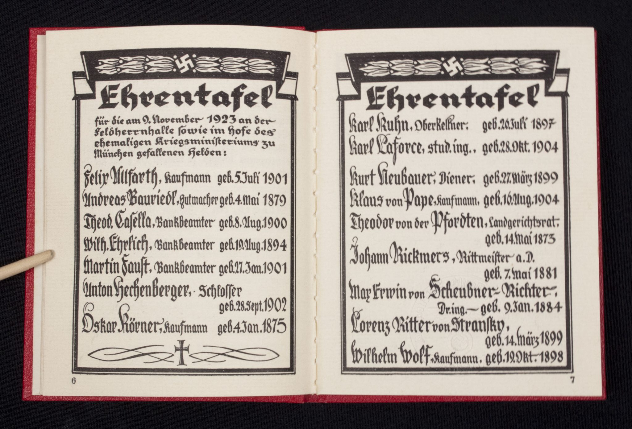 NSDAP Mitgliedsbuch + Deutsche Arbeitsfront Ersatz-Ausweiskarte - Image 10