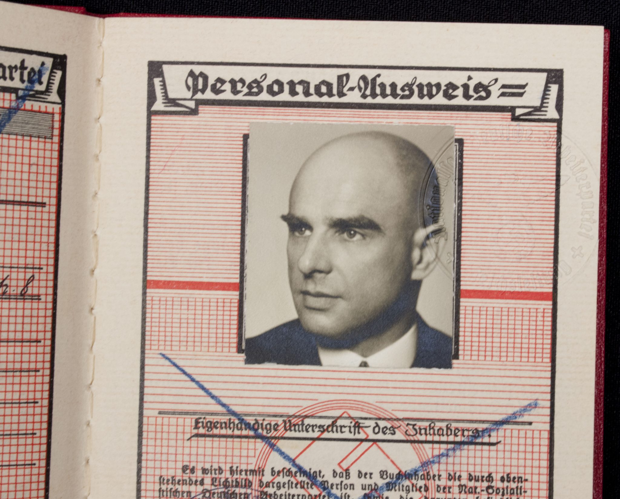 NSDAP Mitgliedsbuch + Deutsche Arbeitsfront Ersatz-Ausweiskarte - Image 13