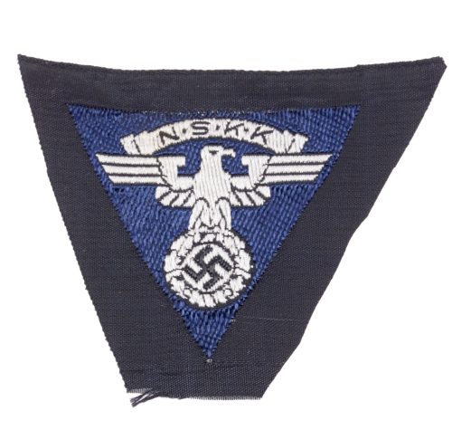 NSKK Motorgruppe Wartheland Cap Insignia (blue)