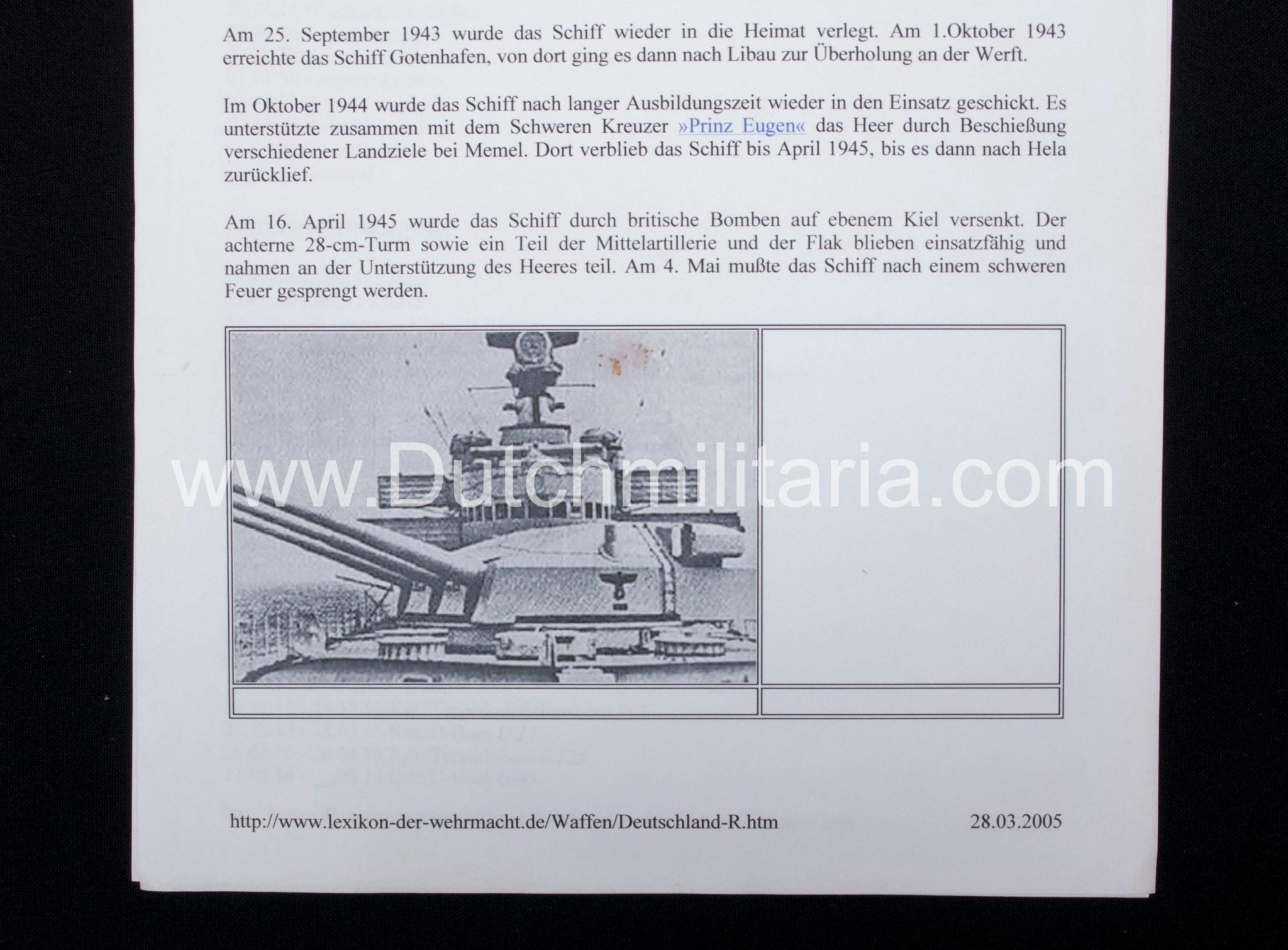 (Photoalbum) Panzerschiff "Deutschland" with pivat photo's of Hitler - Image 68