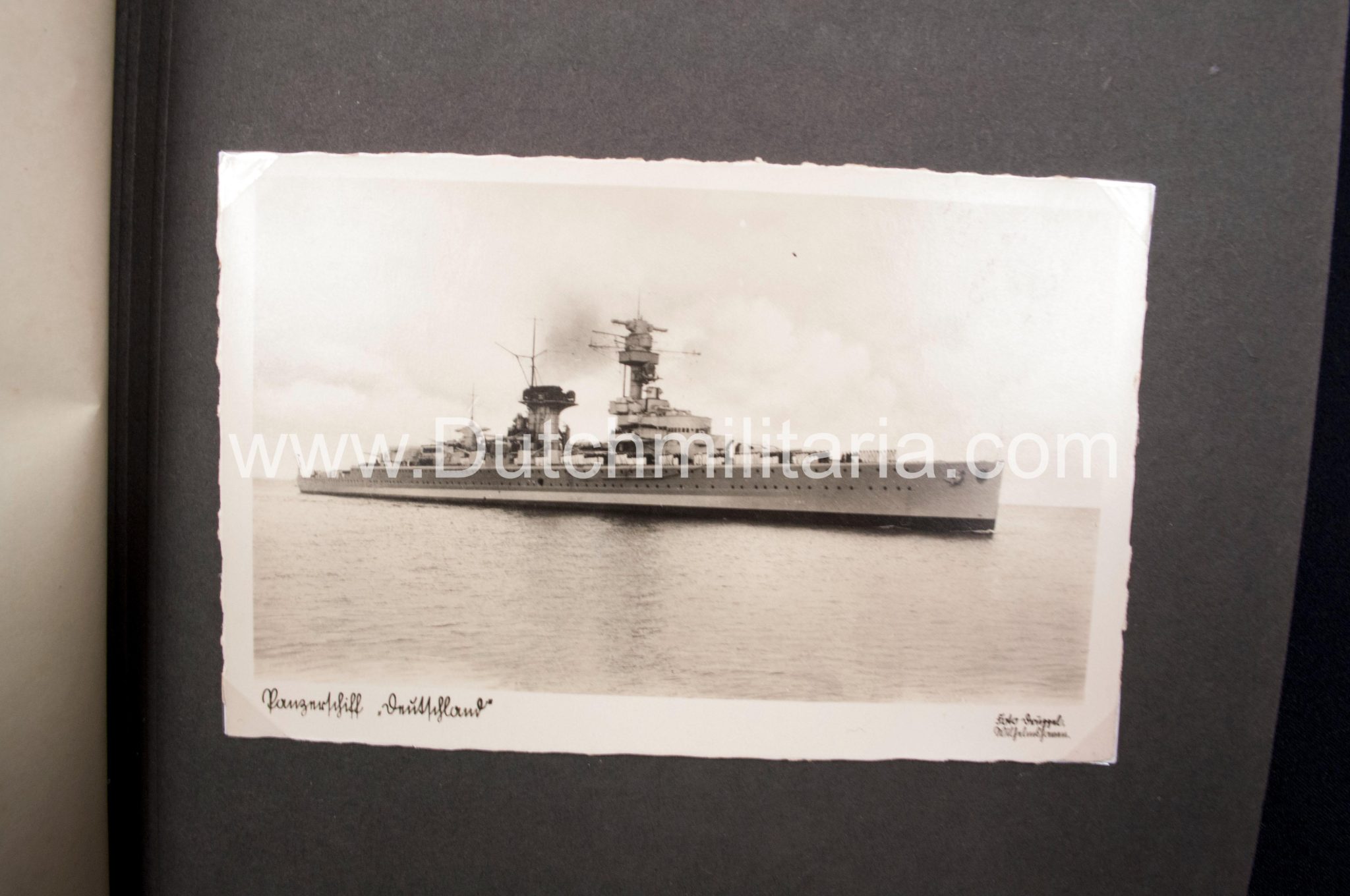 (Photoalbum) Panzerschiff "Deutschland" with pivat photo's of Hitler - Image 5