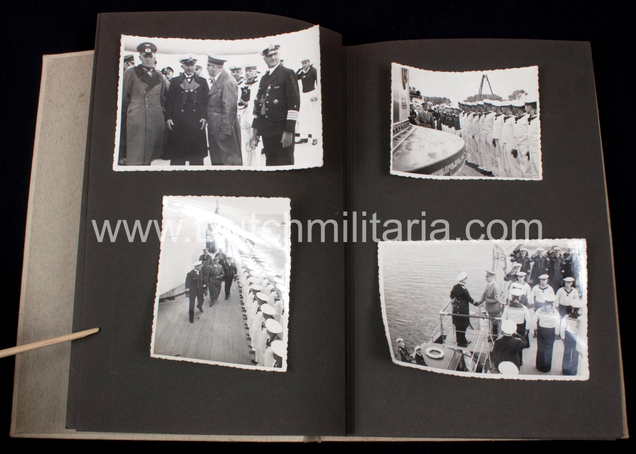(Photoalbum) Panzerschiff "Deutschland" with pivat photo's of Hitler - Image 12
