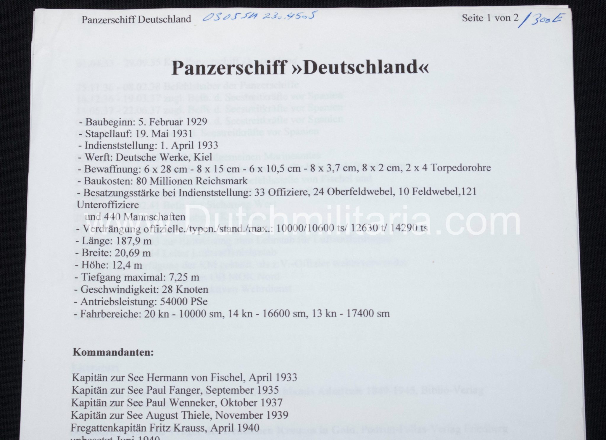 (Photoalbum) Panzerschiff "Deutschland" with pivat photo's of Hitler - Image 61