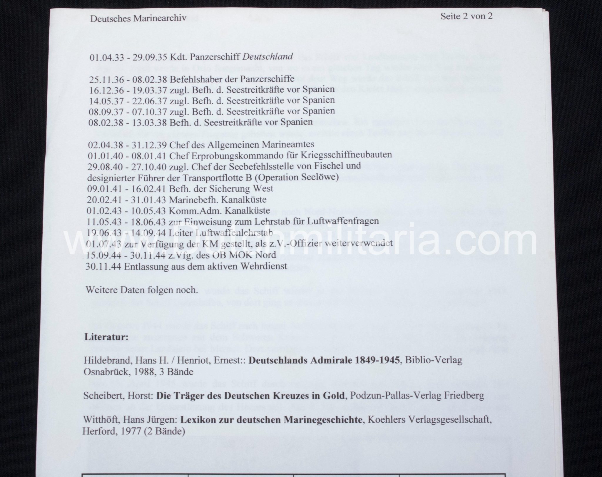 (Photoalbum) Panzerschiff "Deutschland" with pivat photo's of Hitler - Image 64