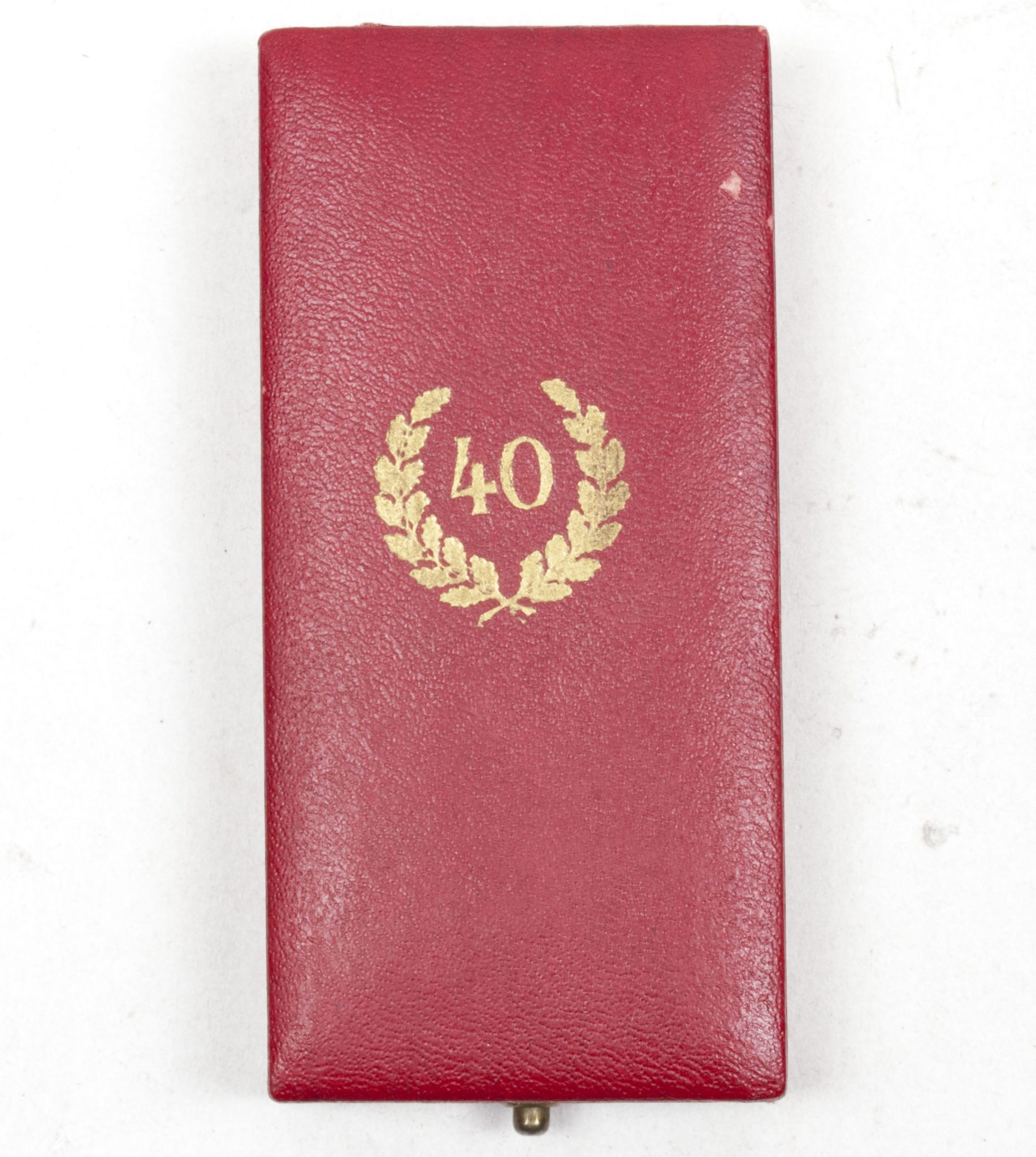 Treue Dienst 40 Jahre + etui (Maker Deschler & Sohn München) (1)