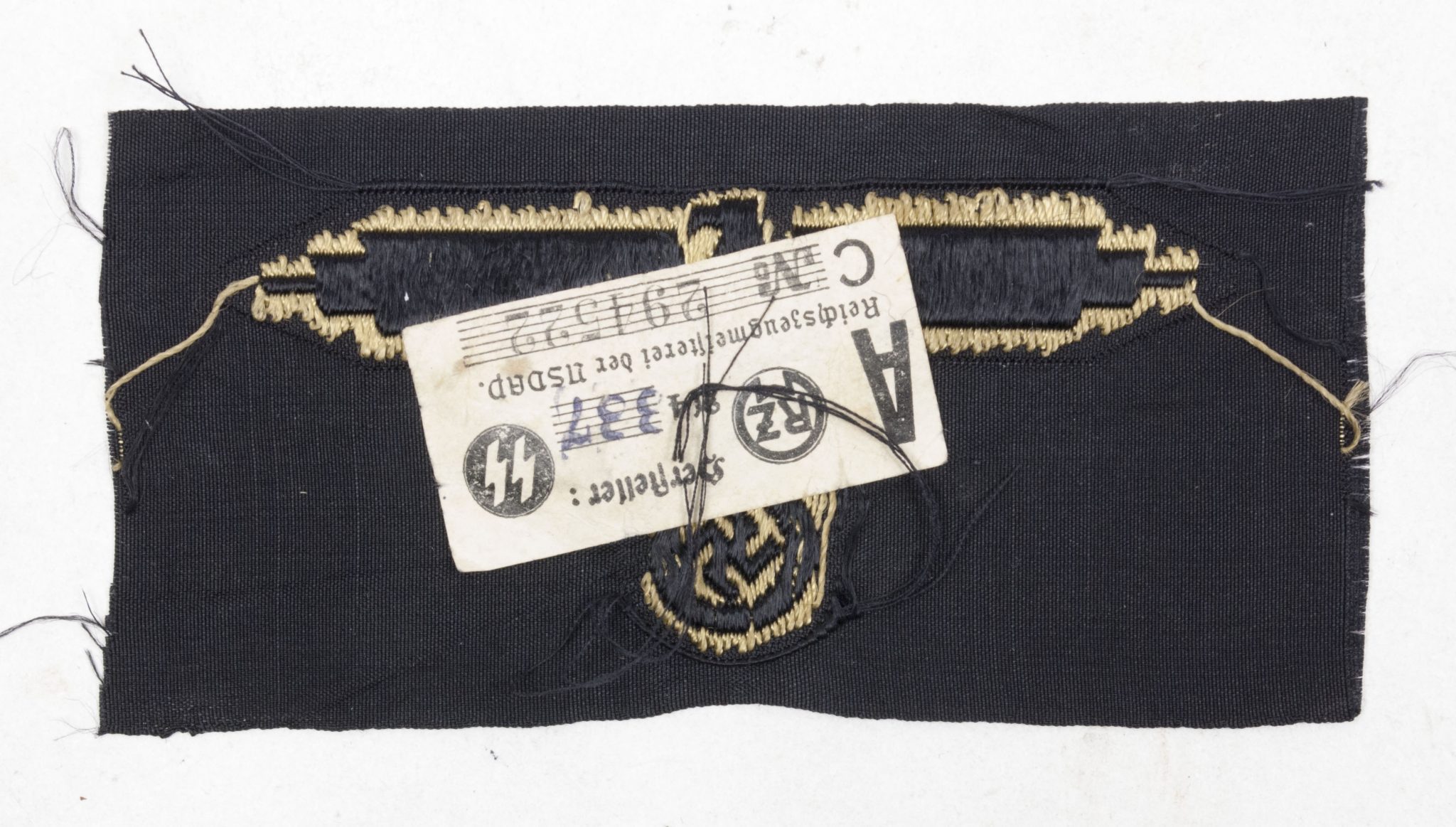 Waffen-SS Tropical Sleeve-Eagle with RZM tag (3) Waffen-SS Tropical Sleeve-Eagle with RZM tag