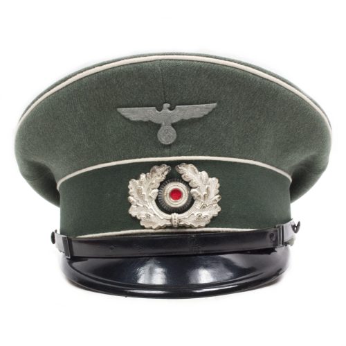 Wehrmacht (Heer) Infanterie Schirmmütze (Maker Landeslieferungsgenossenschaft Württemberg 1935)