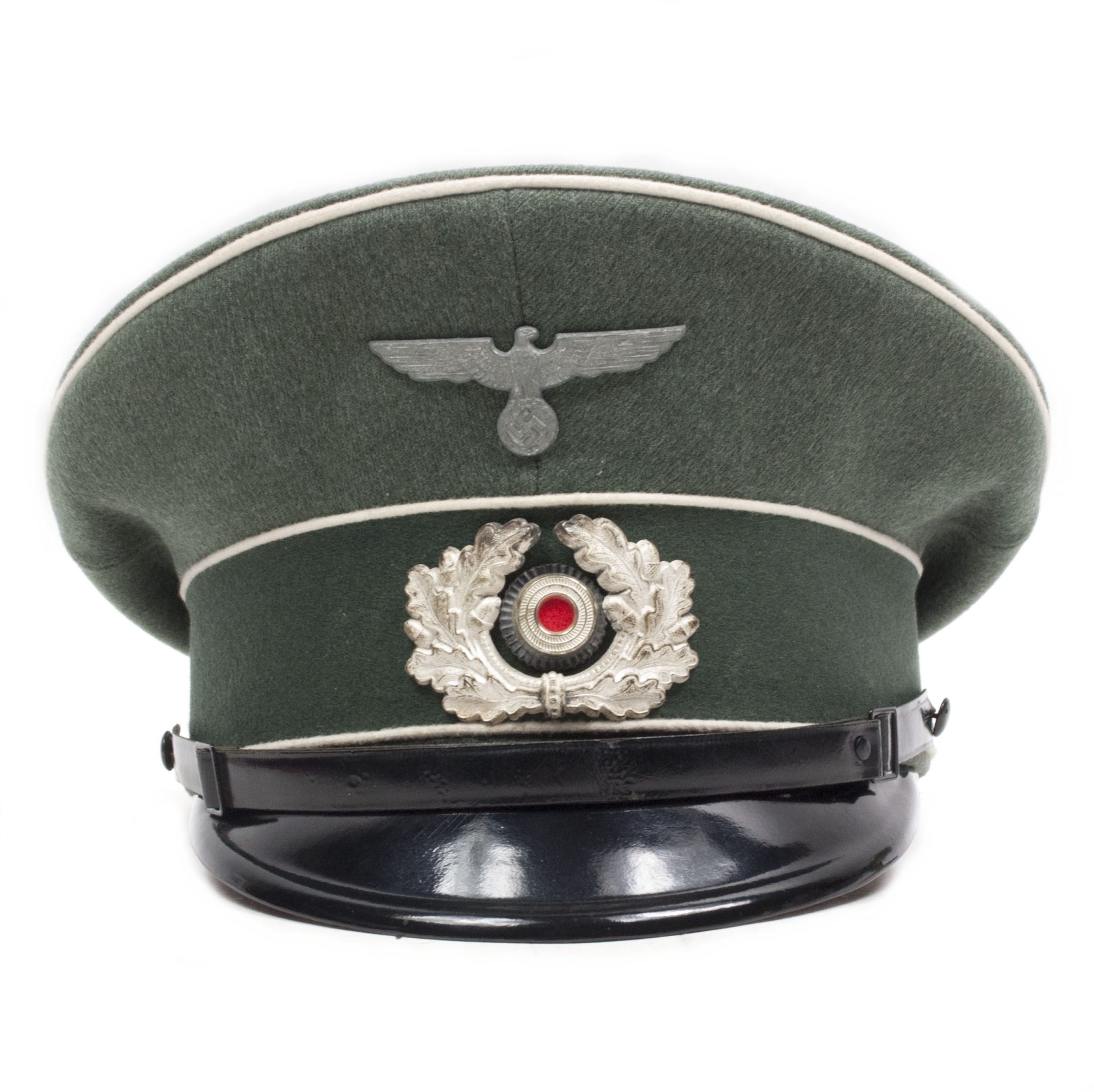 Wehrmacht (Heer) Infanterie Schirmmütze (Maker Landeslieferungsgenossenschaft Württemberg 1935)