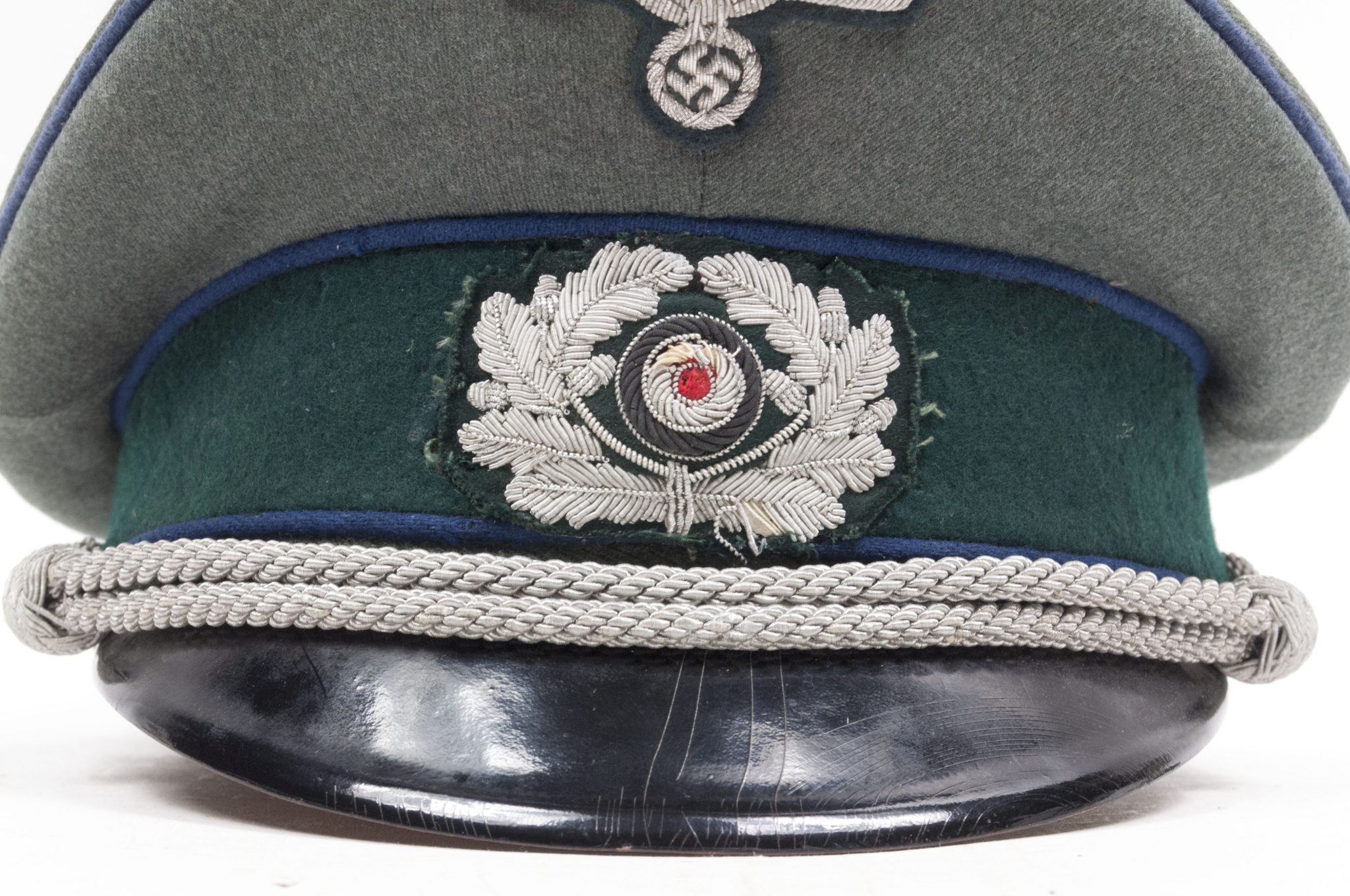 Wehrmacht (Heer) Schirmmütze für Offiziere im Sanitätsdienst (4)