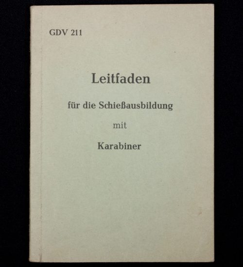 (Book) Leitfaden für die Schiessausbildung mit Karabiner (GDV211)