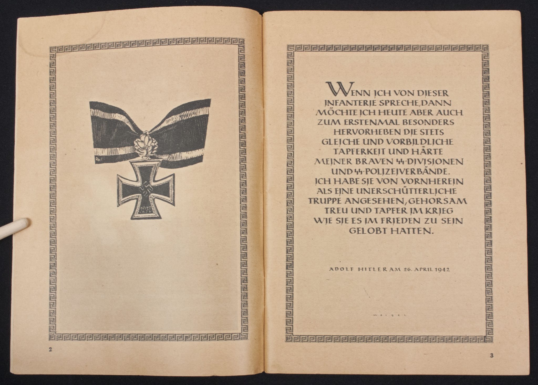 (Brochure) Waffen-SS Dich Ruft die SS (1942)