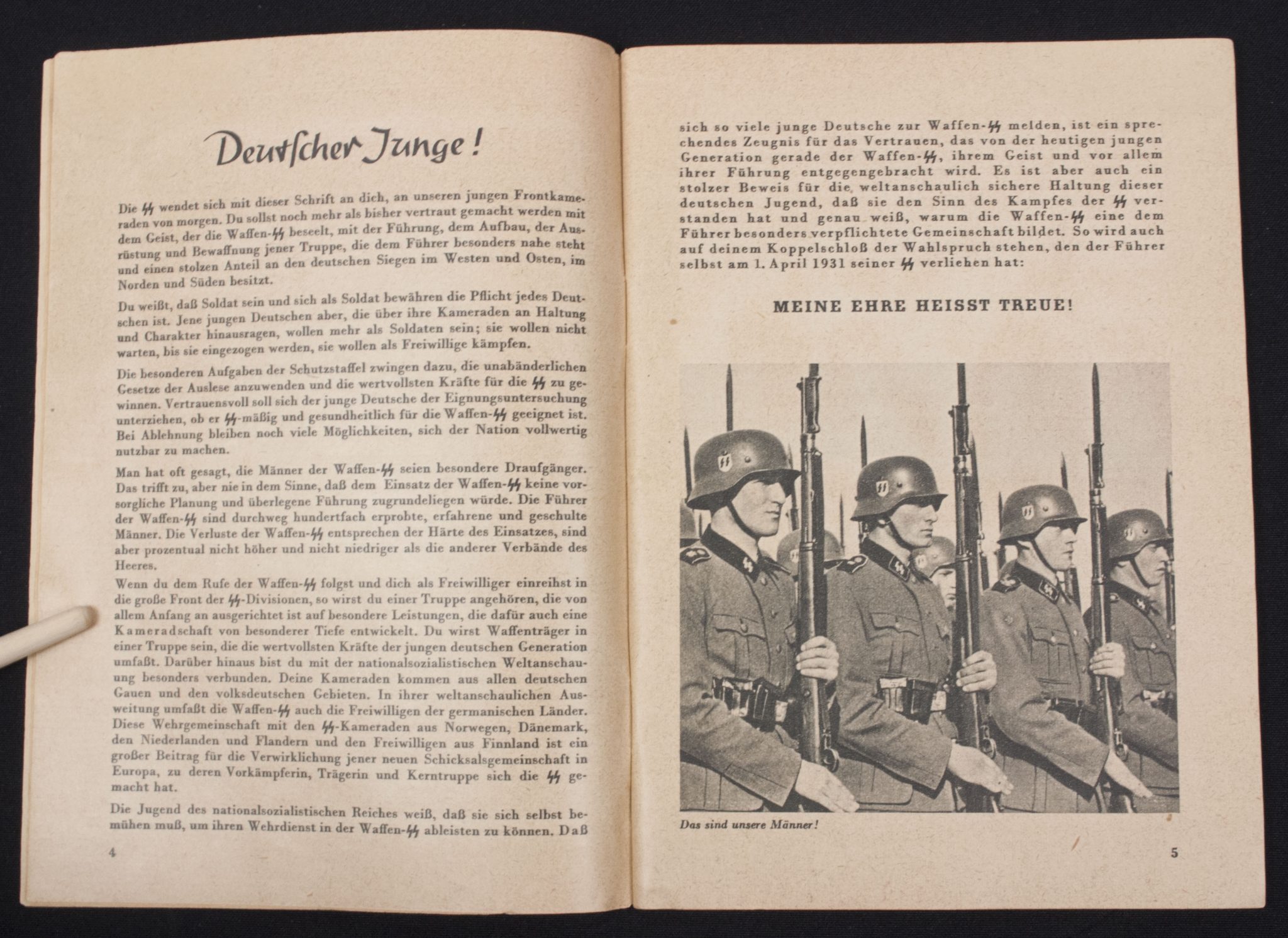 (Brochure) Waffen-SS Dich Ruft die SS (1942)