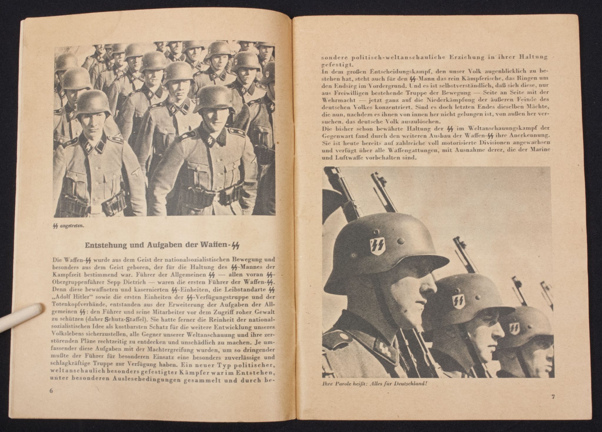 (Brochure) Waffen-SS Dich Ruft die SS (1942)