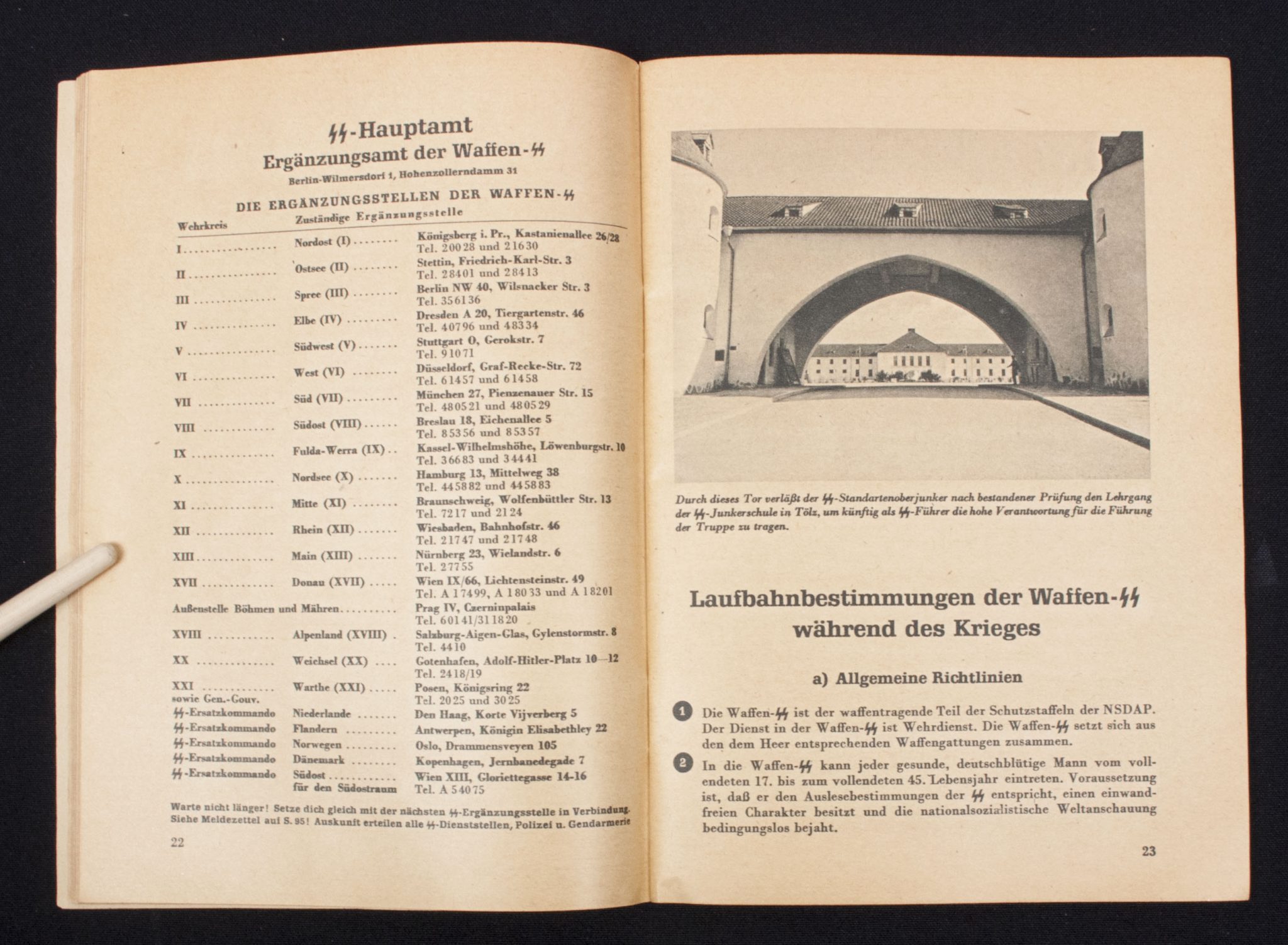 (Brochure) Waffen-SS Dich Ruft die SS (1942)
