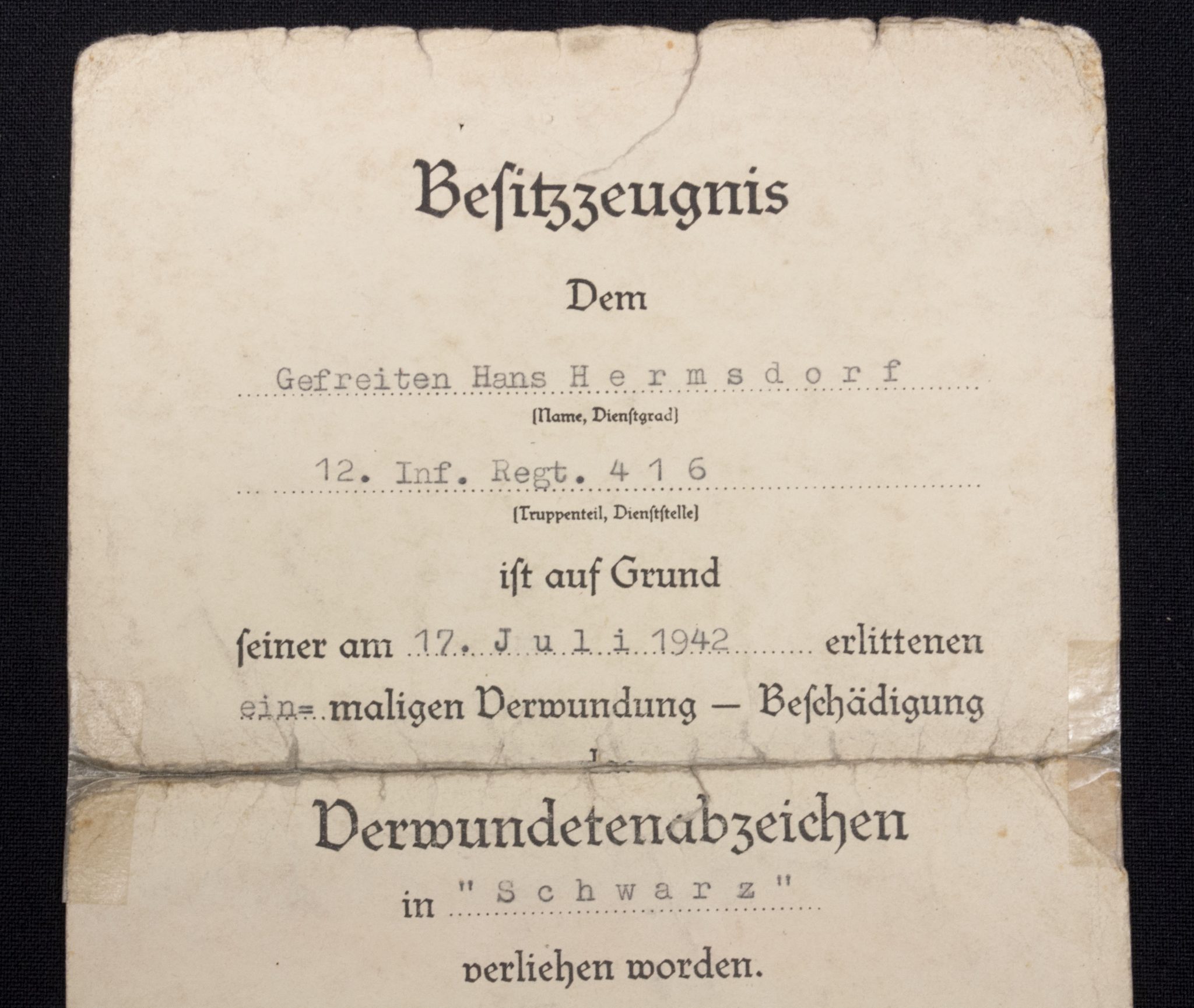 Citations Ek2 + VWA black, signed "Der Divisionskommandeur SS-Totenkopf Division" - Image 10