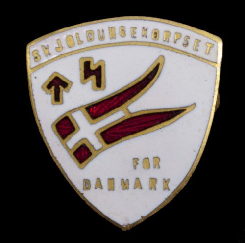 (Denmark) WWII Skjoldungekorpset for Danmark collaboration badge - extremely rare
