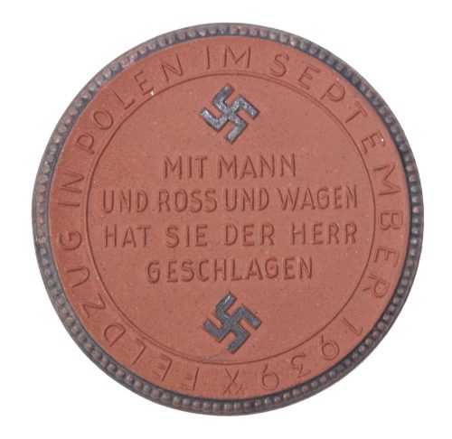 Feldzug in Polen im September 1939 - Danzig ist Deutsch 1. September 1939 tablemedal