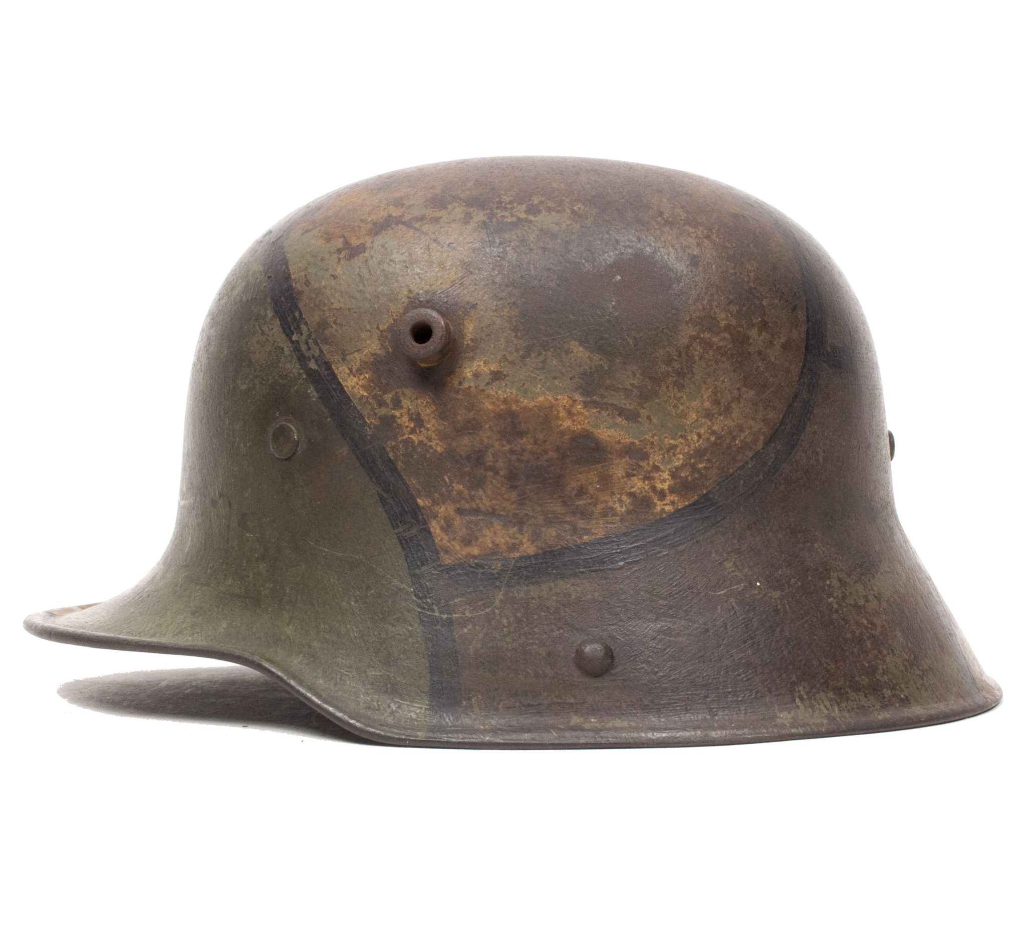 German helmet M16 model with Mimikri camouflage pattern