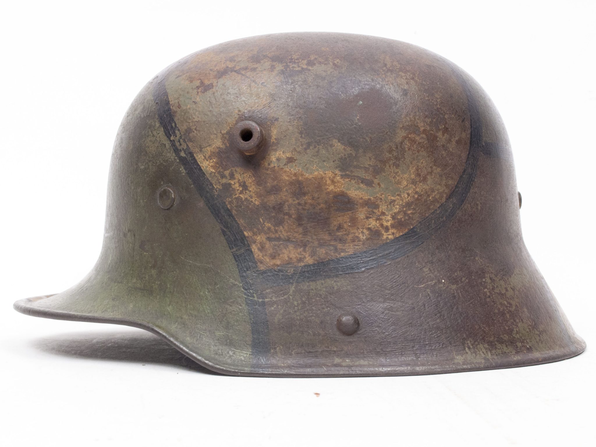 German helmet Model M16 with "Mimikri" camouflage pattern - Image 3