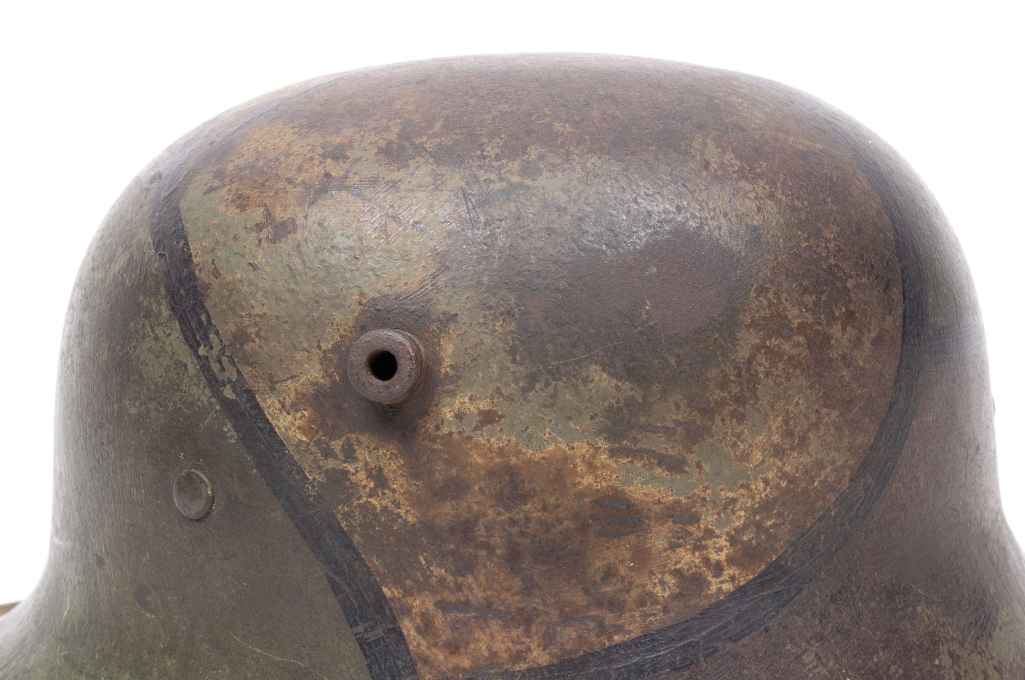 German helmet Model M16 with "Mimikri" camouflage pattern - Image 6