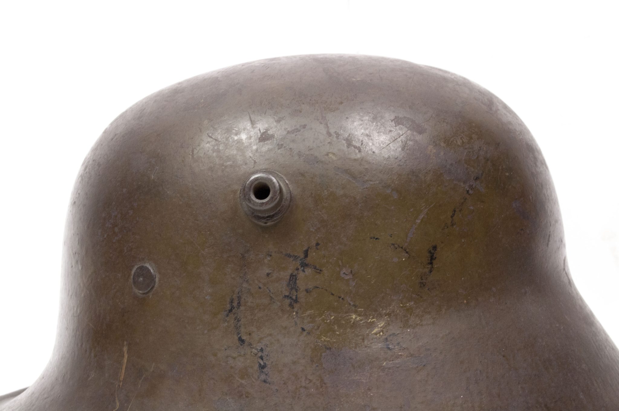 German helmet M16 named and with liner and chinstrap - Image 9