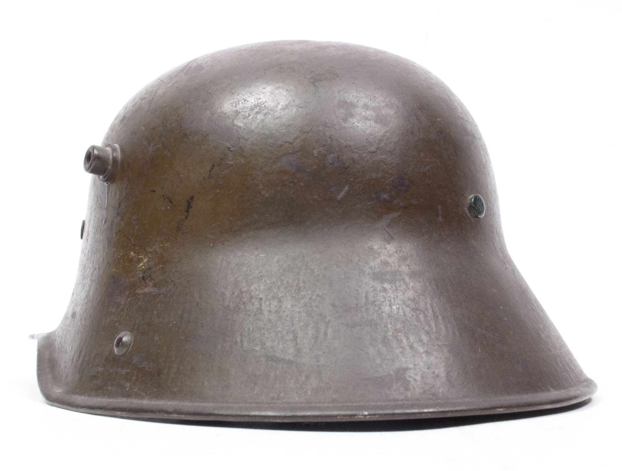 German helmet M16 named and with liner and chinstrap - Image 11