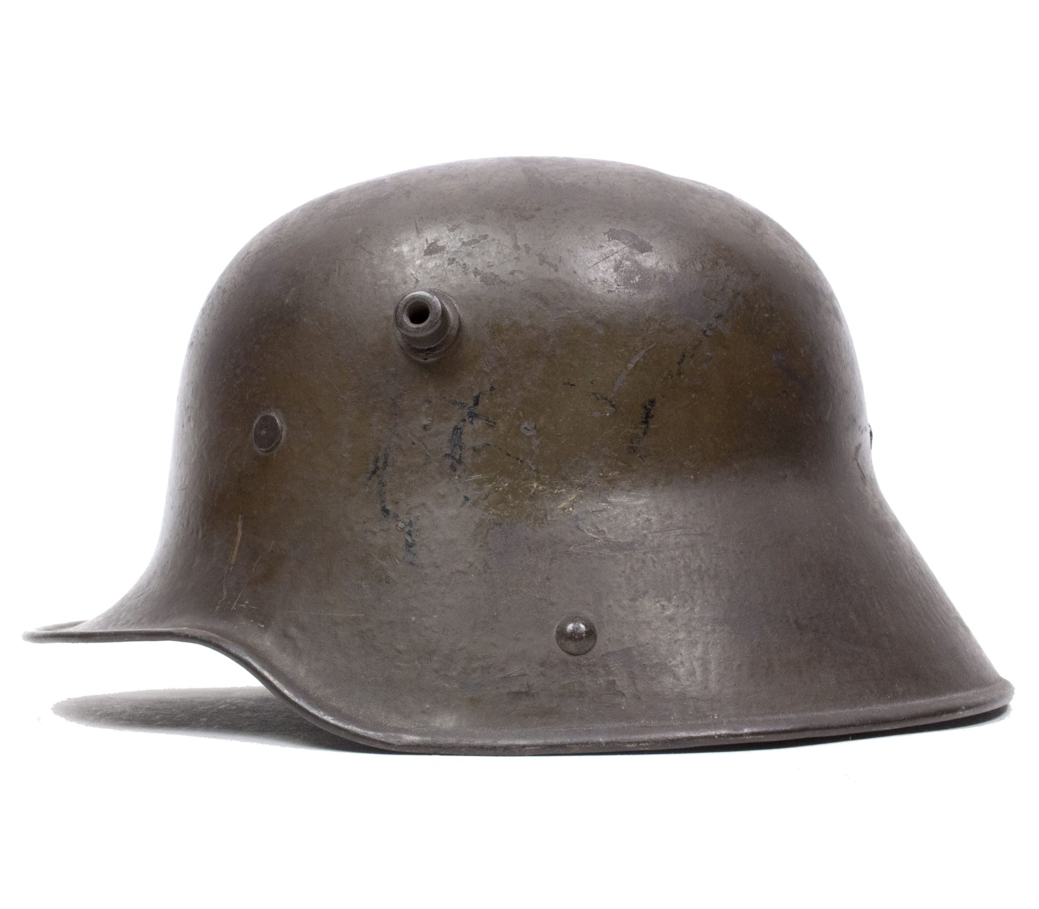 German helmet M16 named and with liner and chinstrap