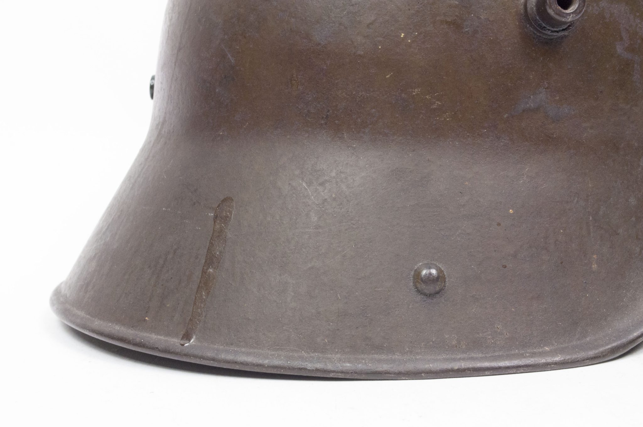 German helmet M16 named and with liner and chinstrap - Image 20