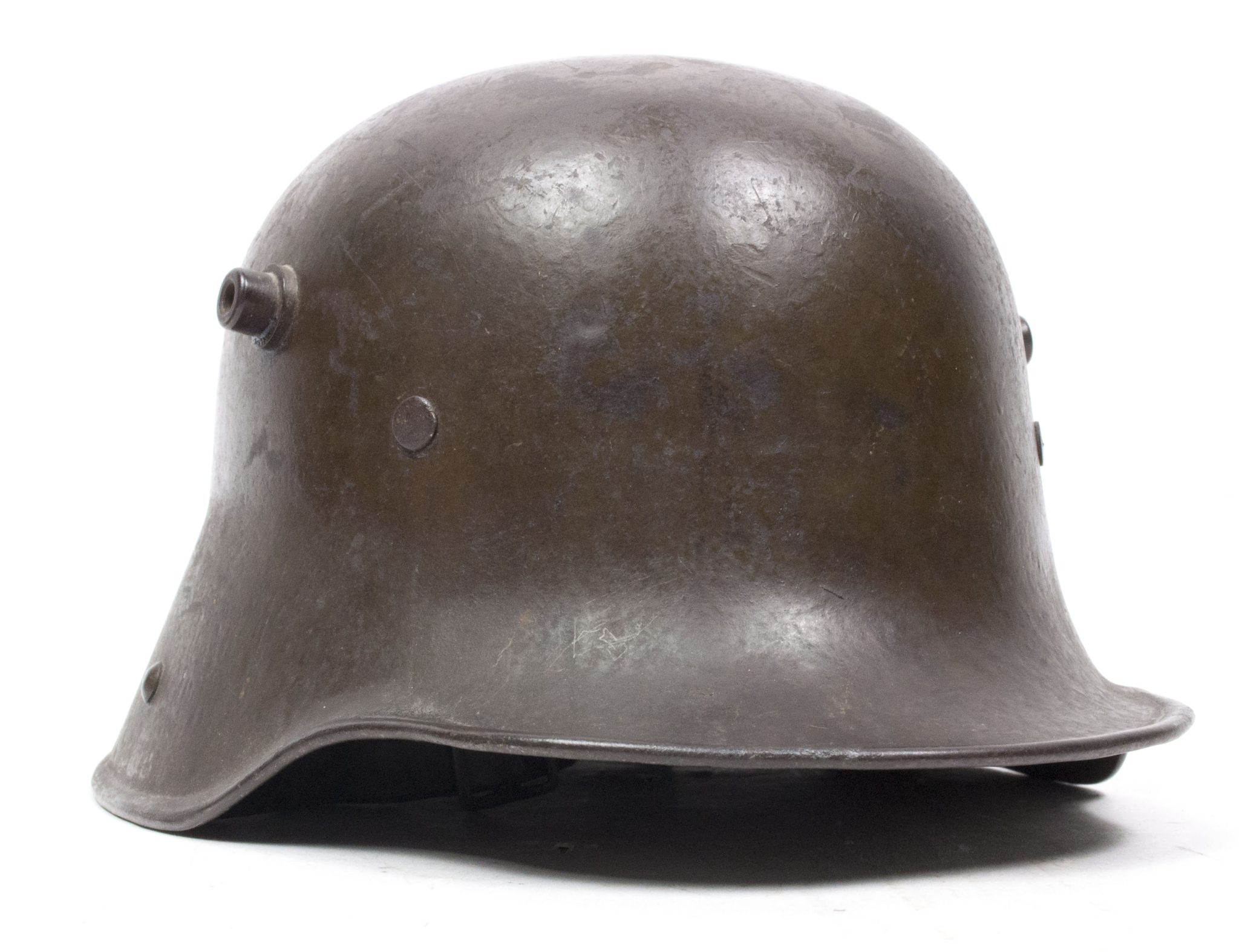 German helmet M16 named and with liner and chinstrap - Image 23