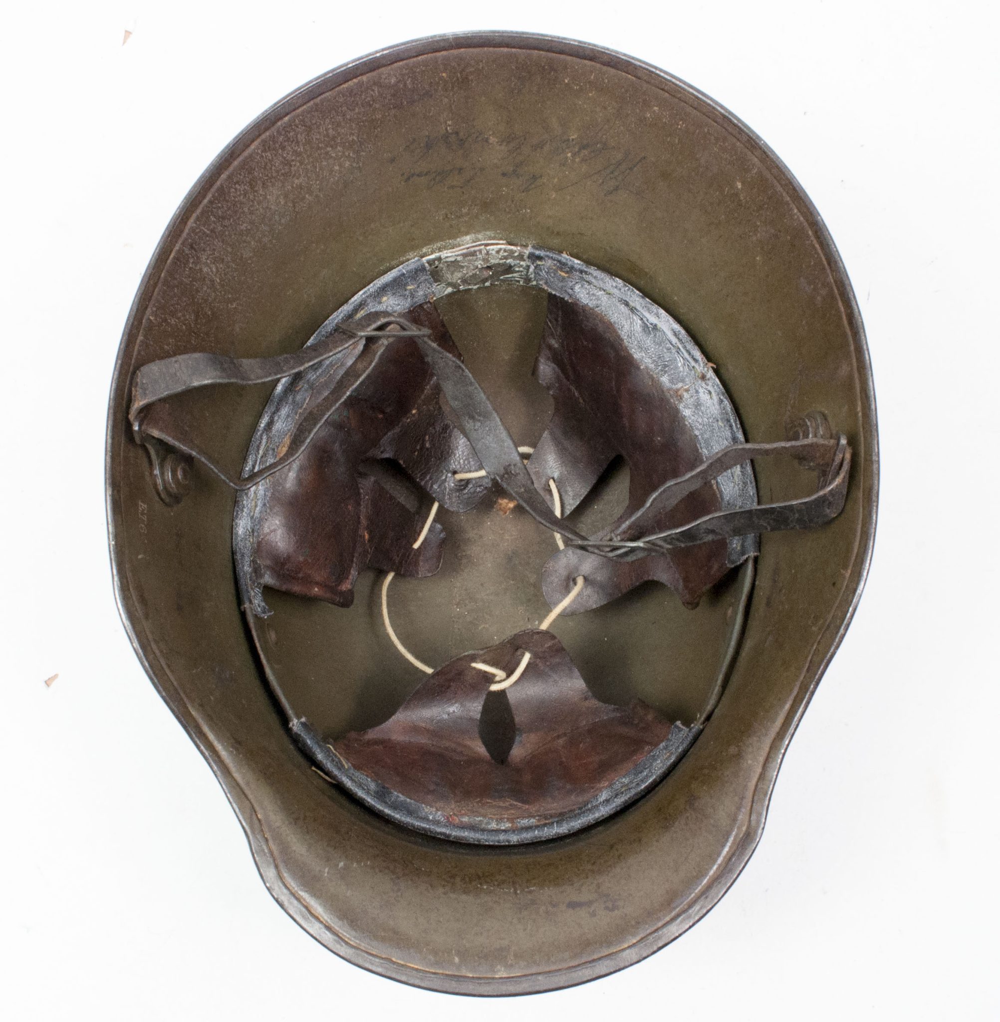German helmet M16 named and with liner and chinstrap - Image 32