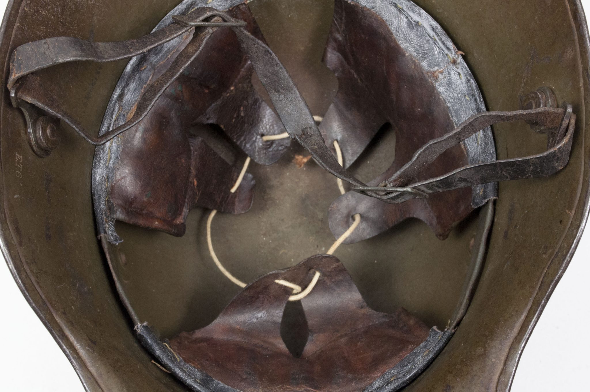 German helmet M16 named and with liner and chinstrap - Image 35