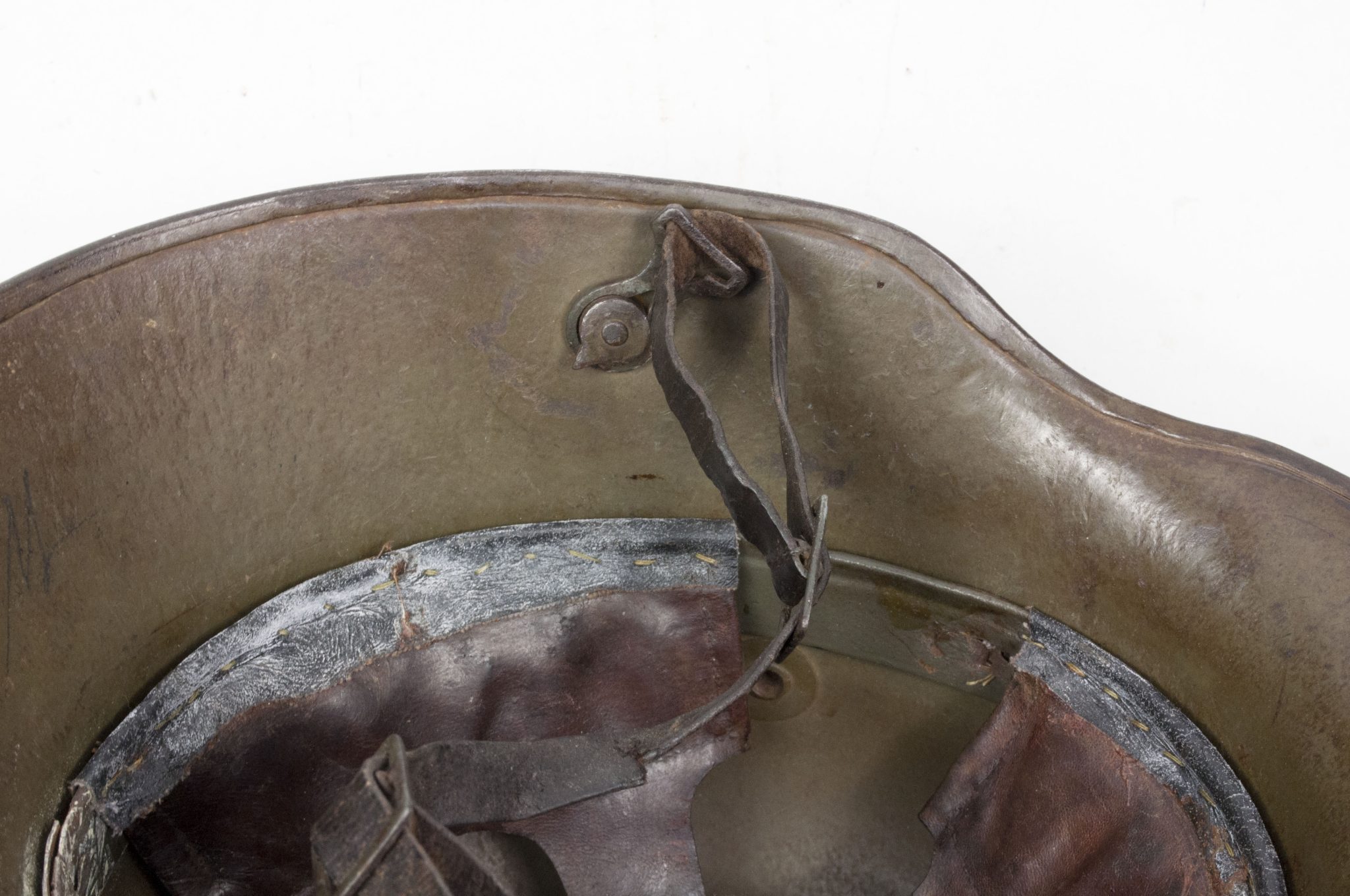 German helmet M16 named and with liner and chinstrap - Image 37