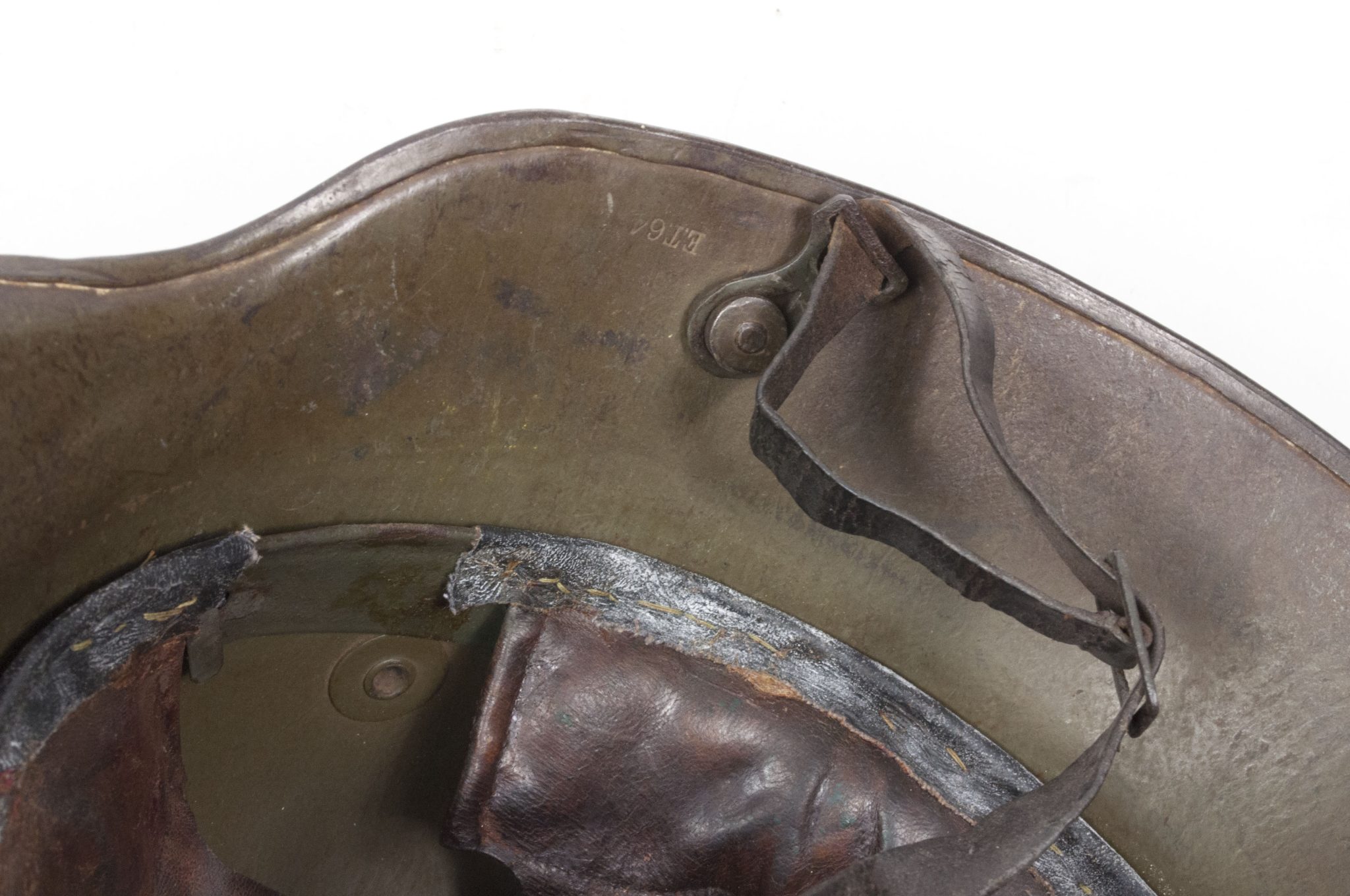 German helmet M16 named and with liner and chinstrap - Image 42