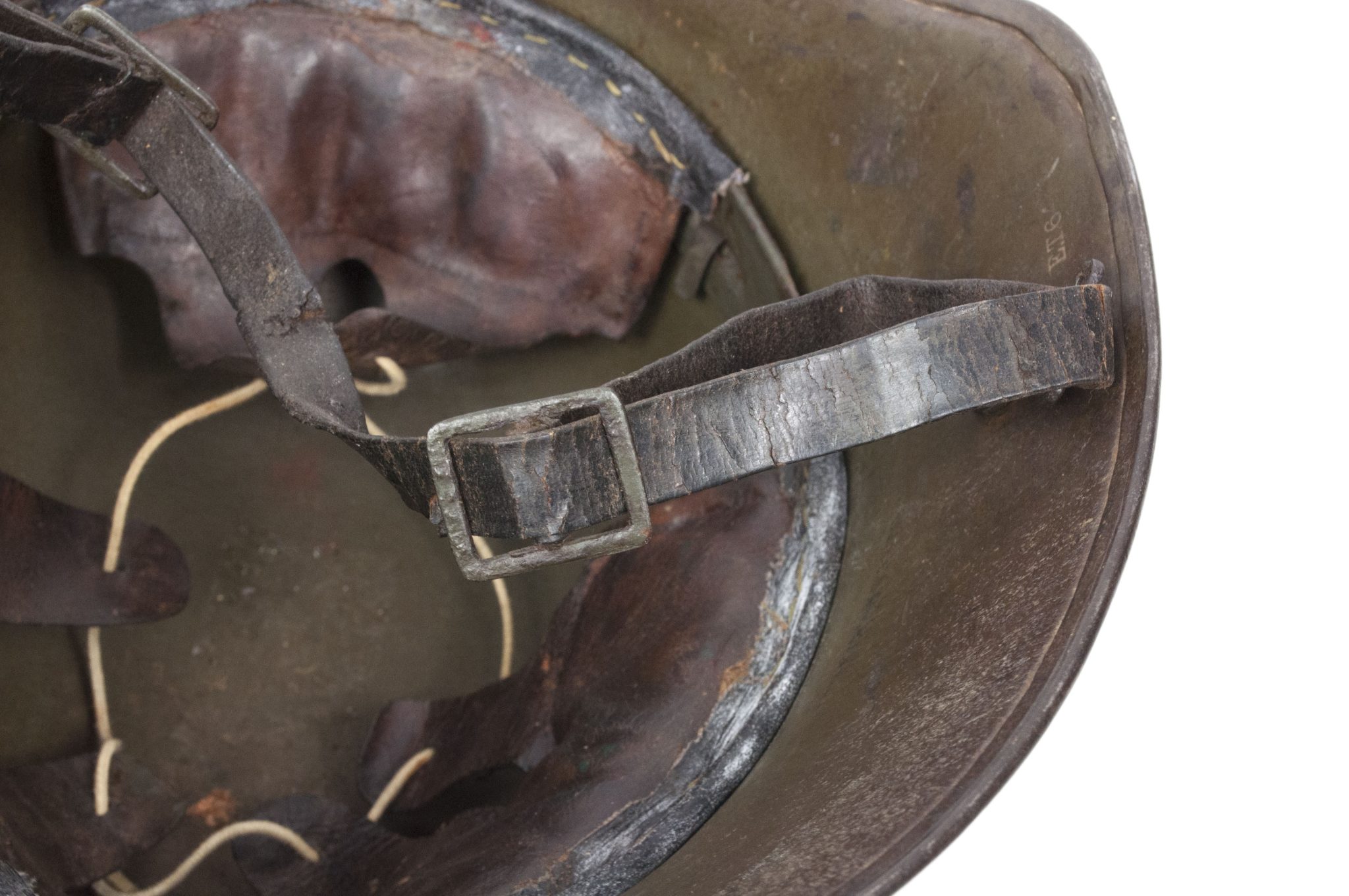 German helmet M16 named and with liner and chinstrap - Image 47