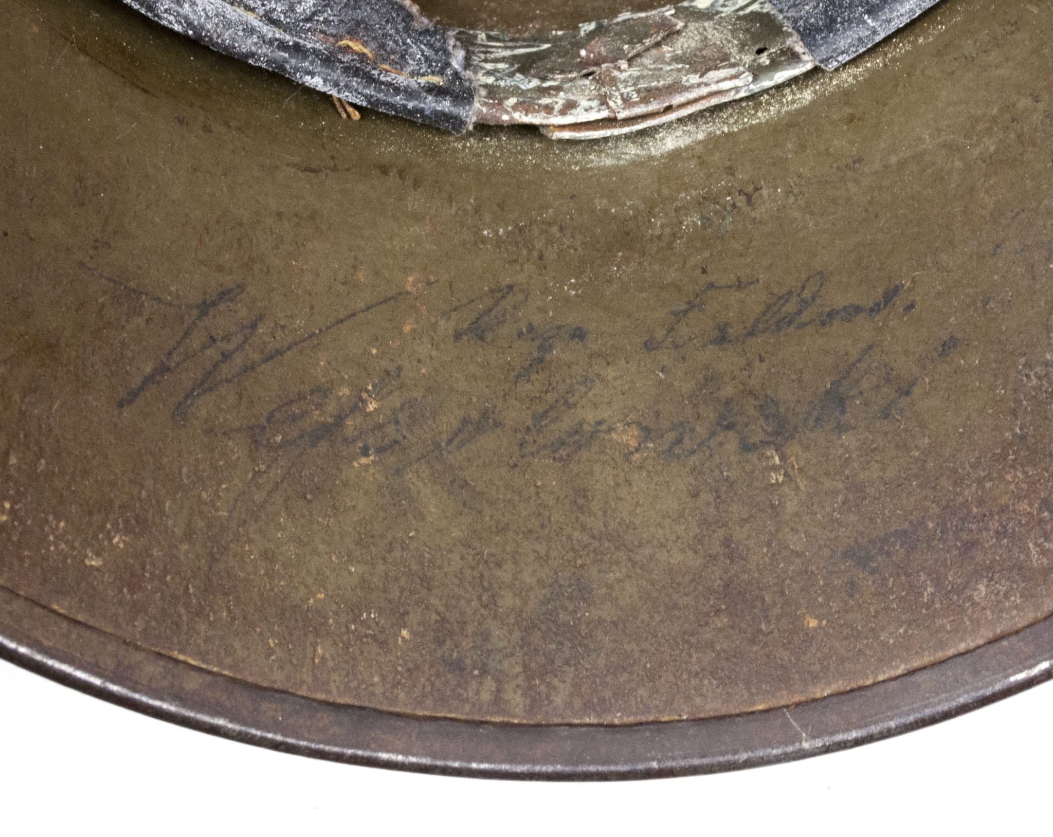 German helmet M16 named and with liner and chinstrap - Image 50