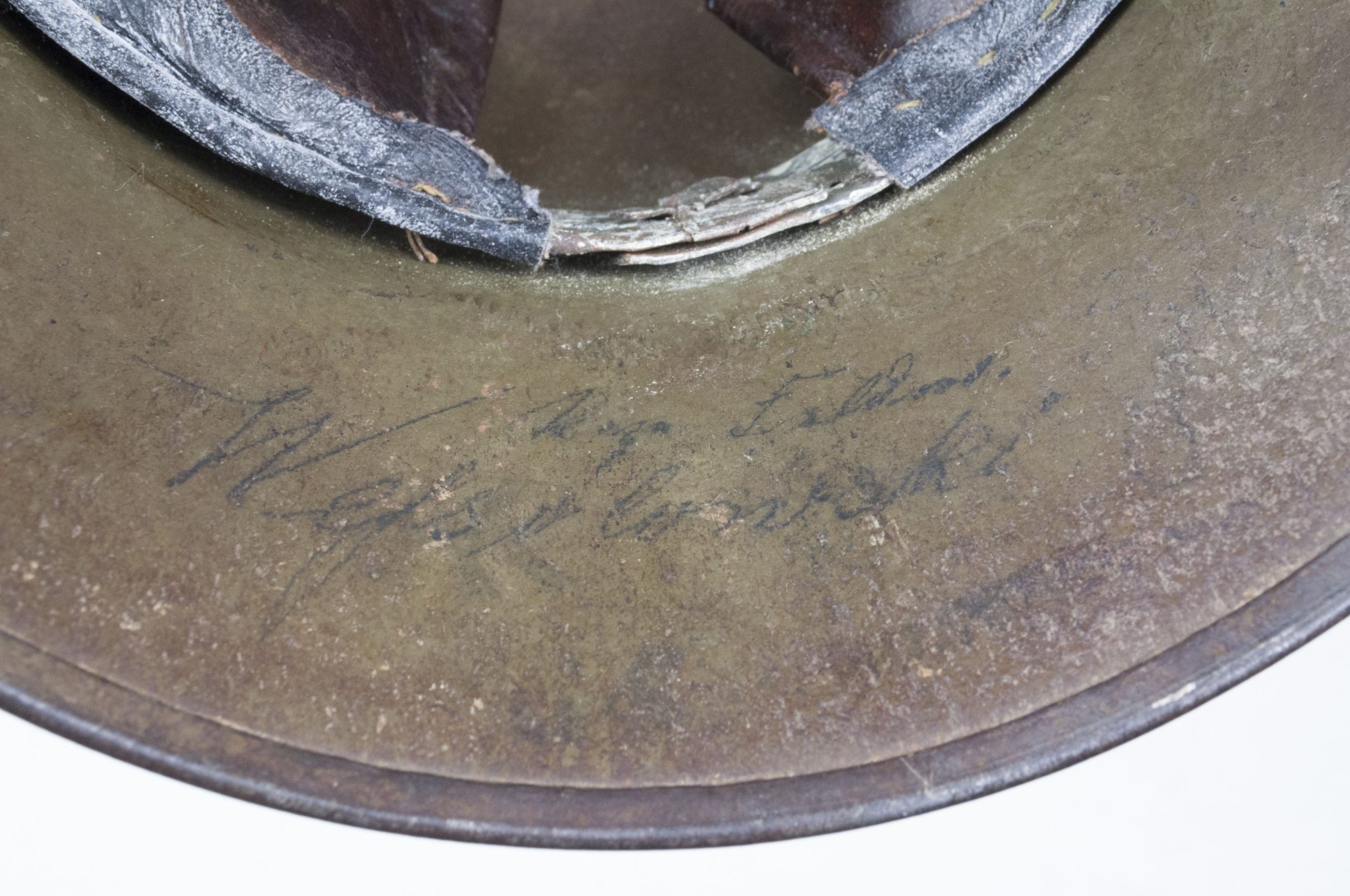 German helmet M16 named and with liner and chinstrap - Image 52