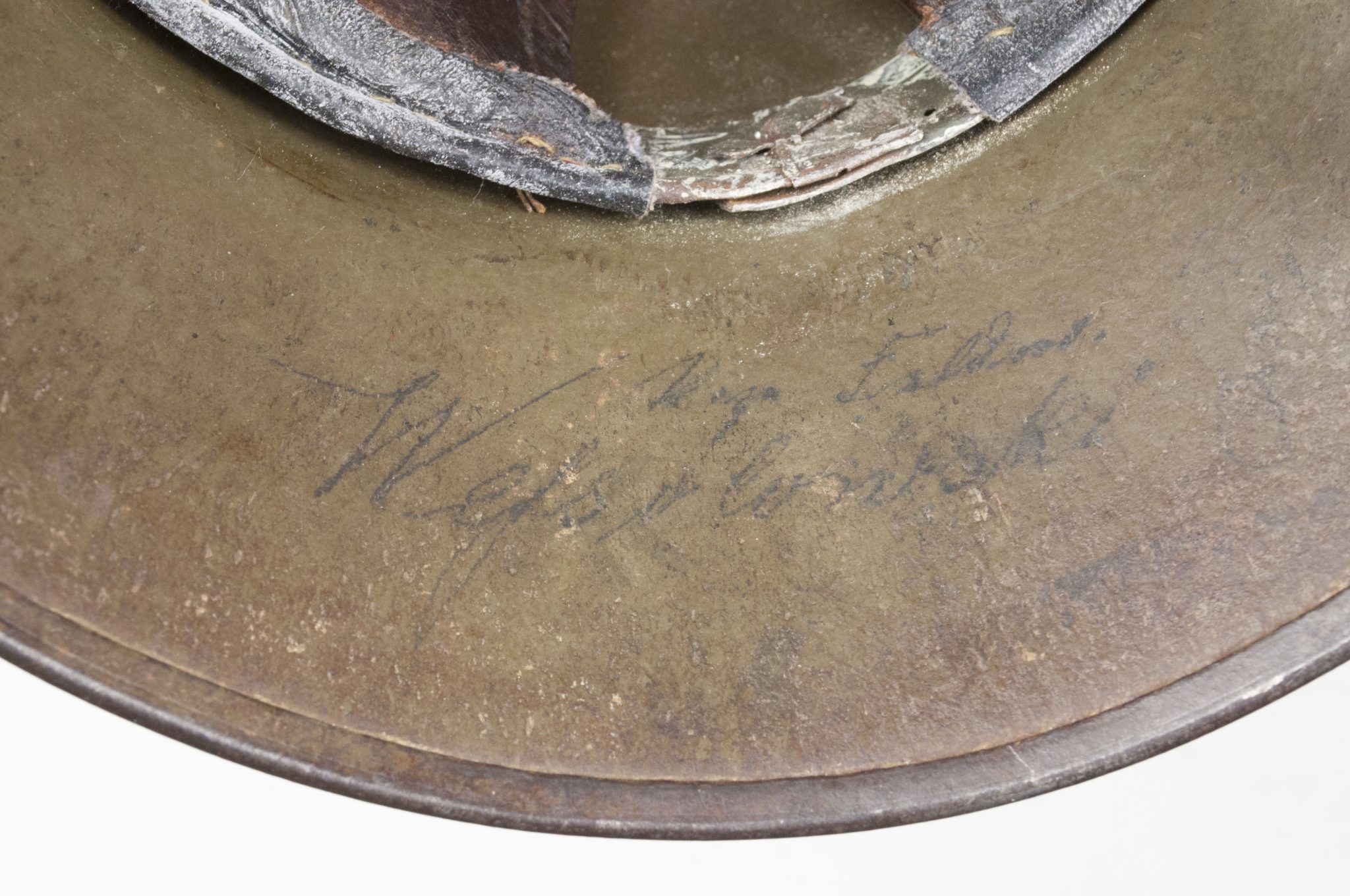 German helmet M16 named and with liner and chinstrap - Image 53