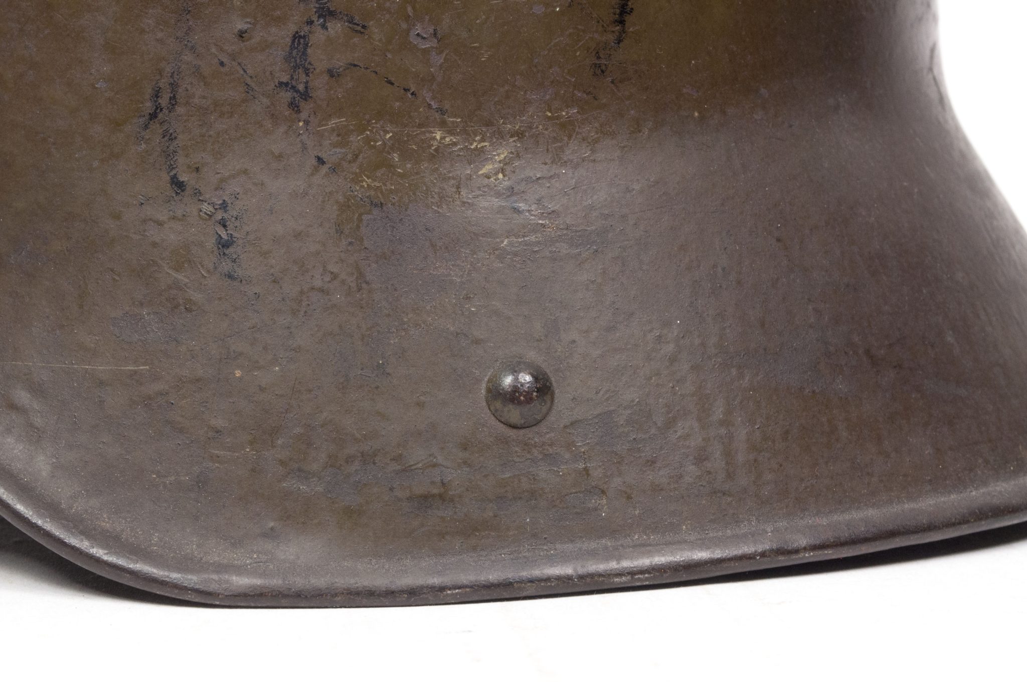 German helmet M16 named and with liner and chinstrap - Image 8