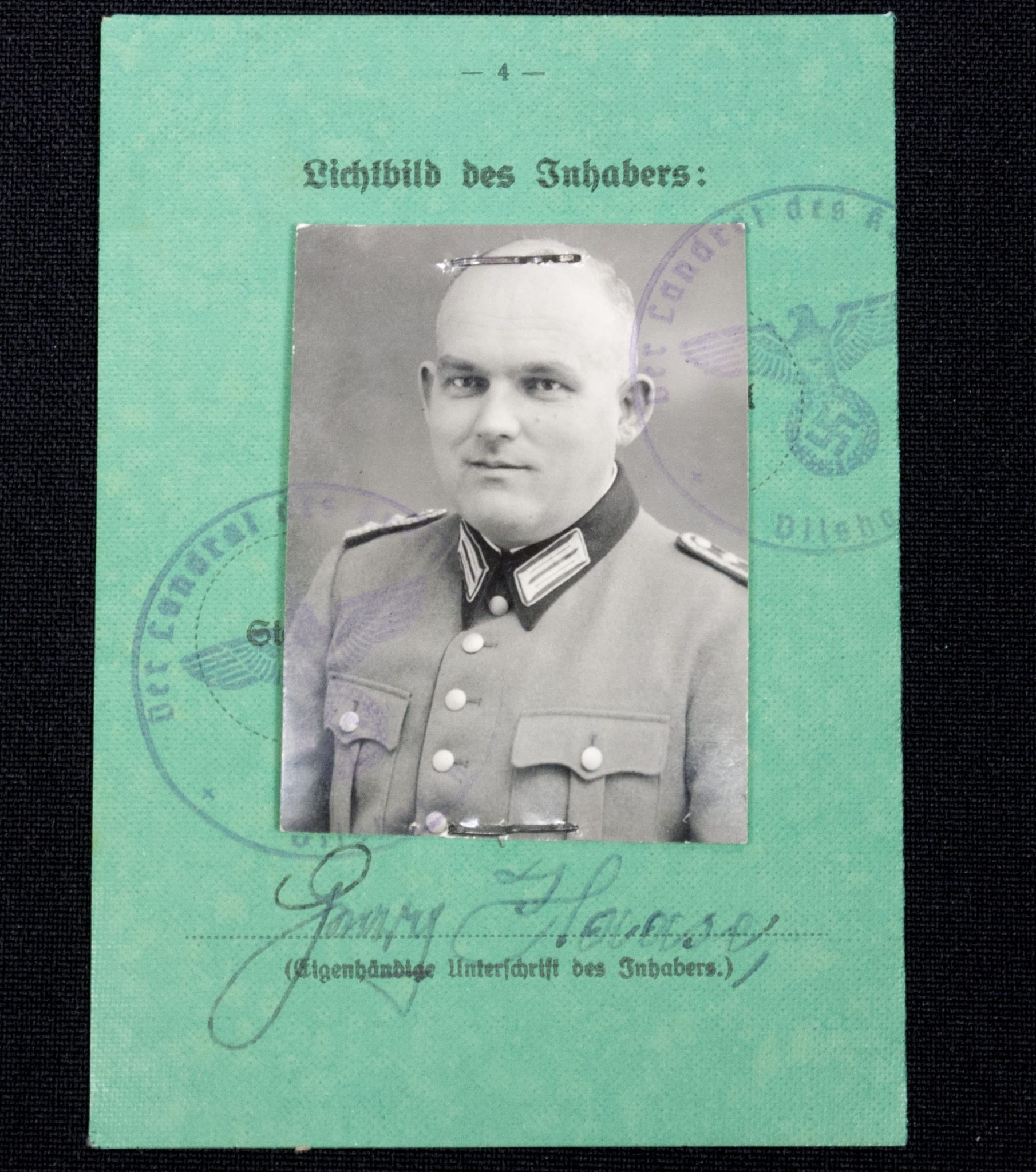 WWII German Polizei SoldbuchDienstpassDienstausweis group