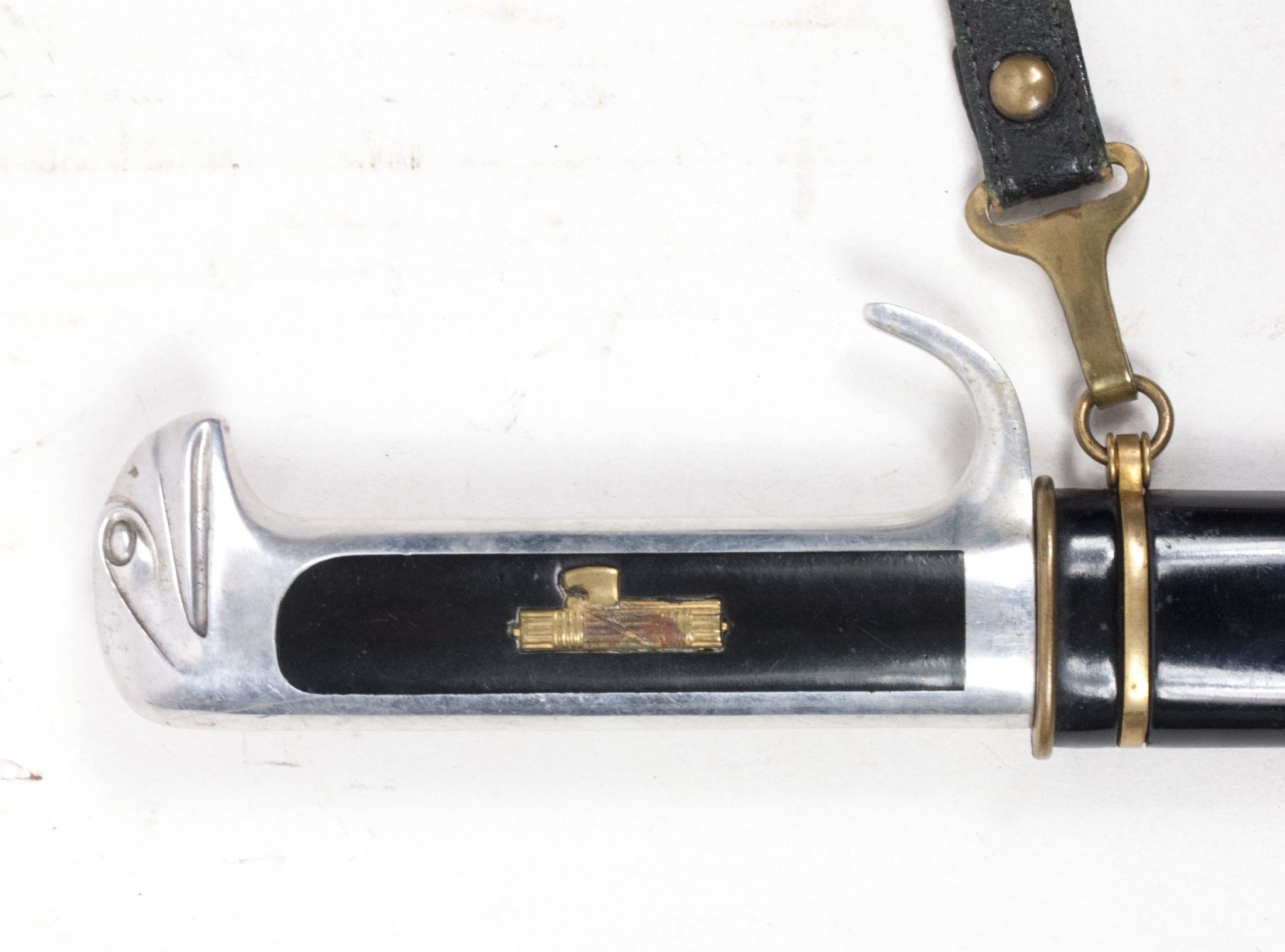 (Italy) MVSN Officers Dagger Model 1939 with leather hanger - Image 11