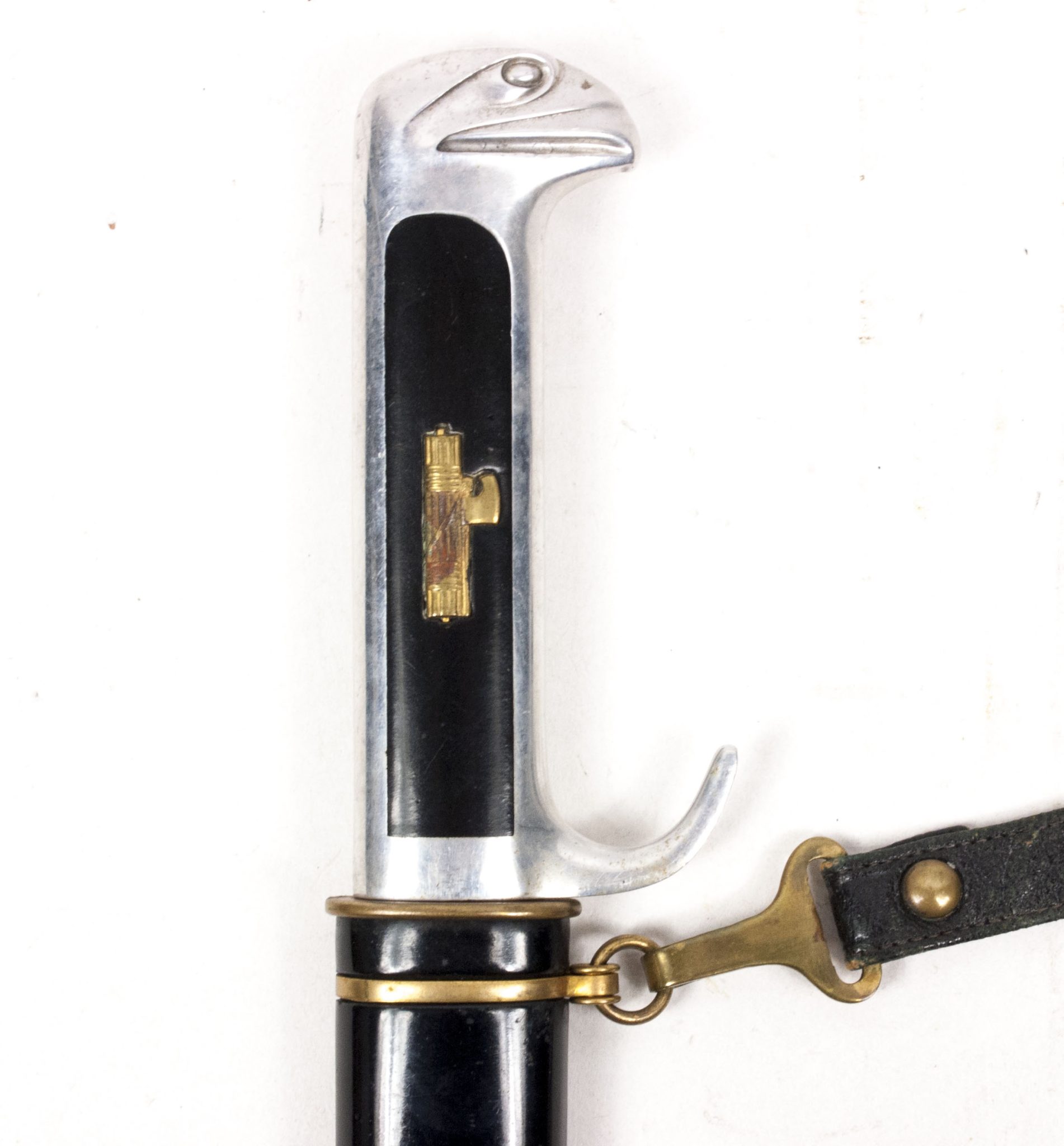 (Italy) MVSN Officers Dagger Model 1939 with leather hanger - Image 12
