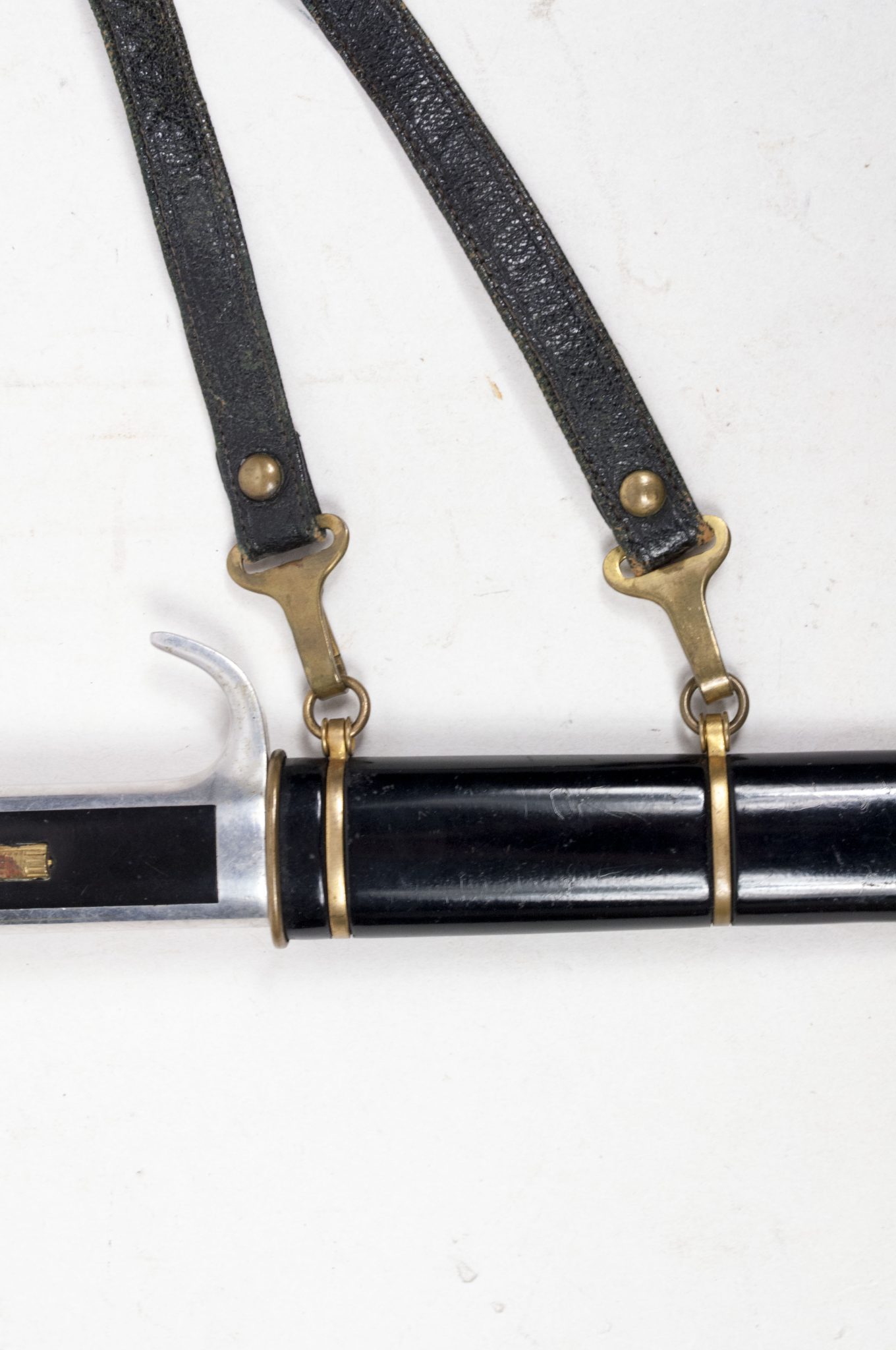 (Italy) MVSN Officers Dagger Model 1939 with leather hanger - Image 17